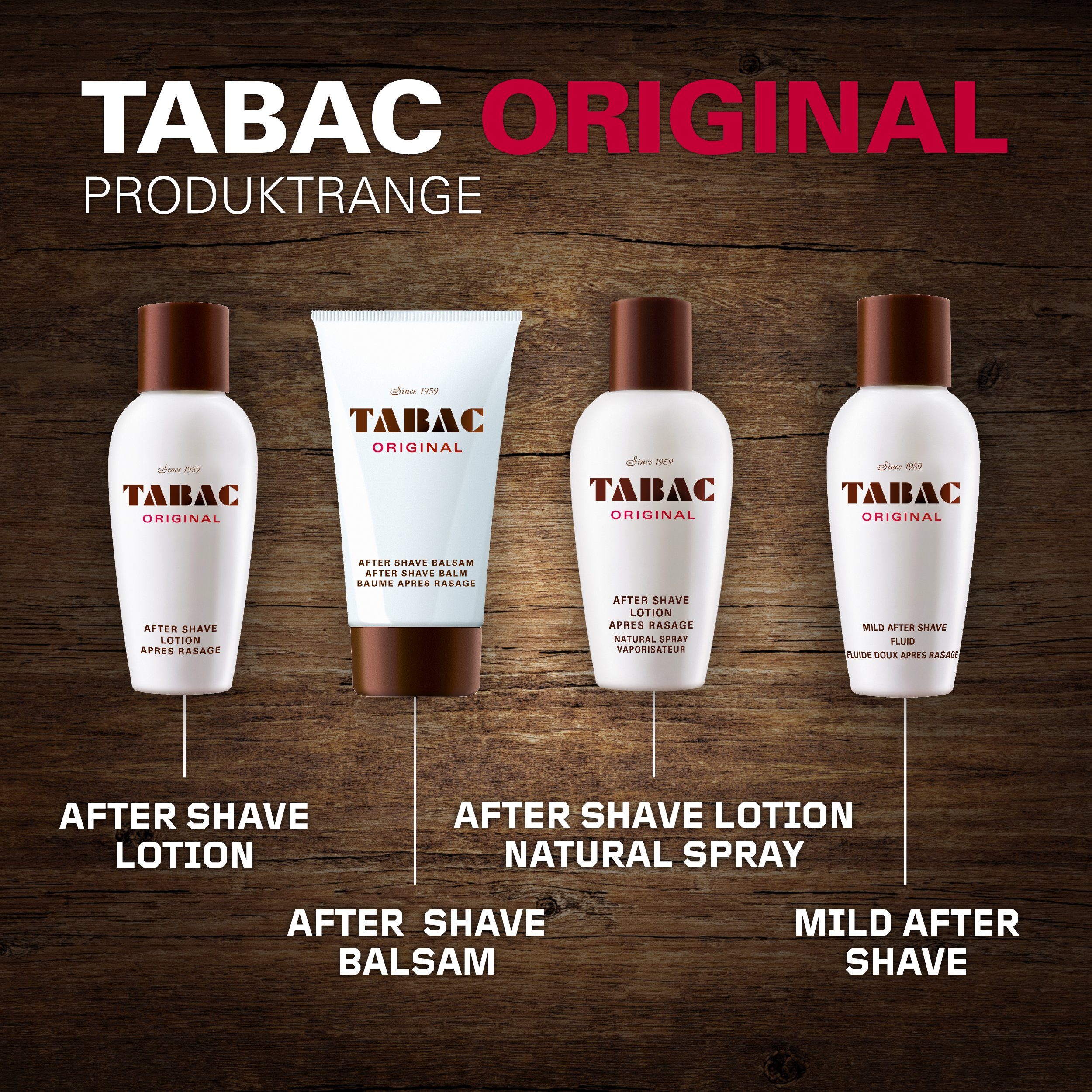 Gesichts-Reinigungslotion Lotion Original Original Tabac Shave 300 Tabac After ml