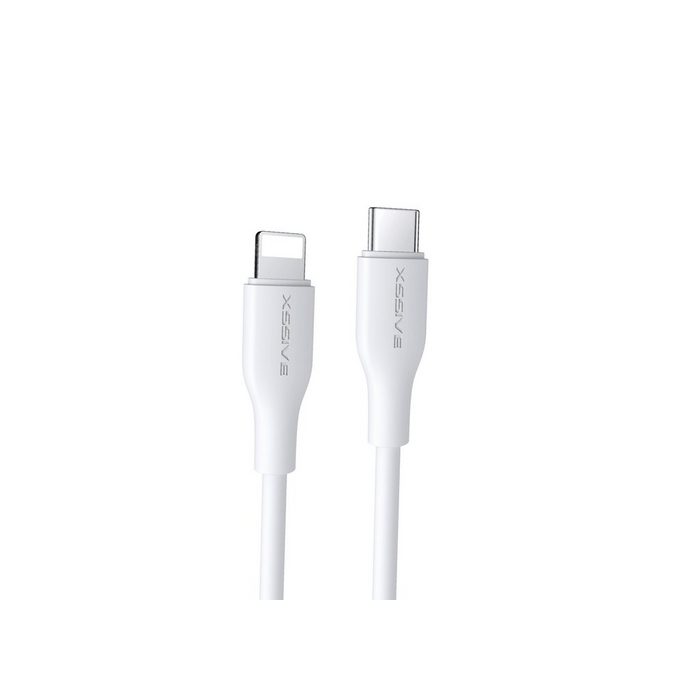 cofi1453 20W 3 Meter USB-C zu Lightning Datenkabel 2.4A Schnell-Ladekabel weiß Smartphone-Kabel (300 cm)