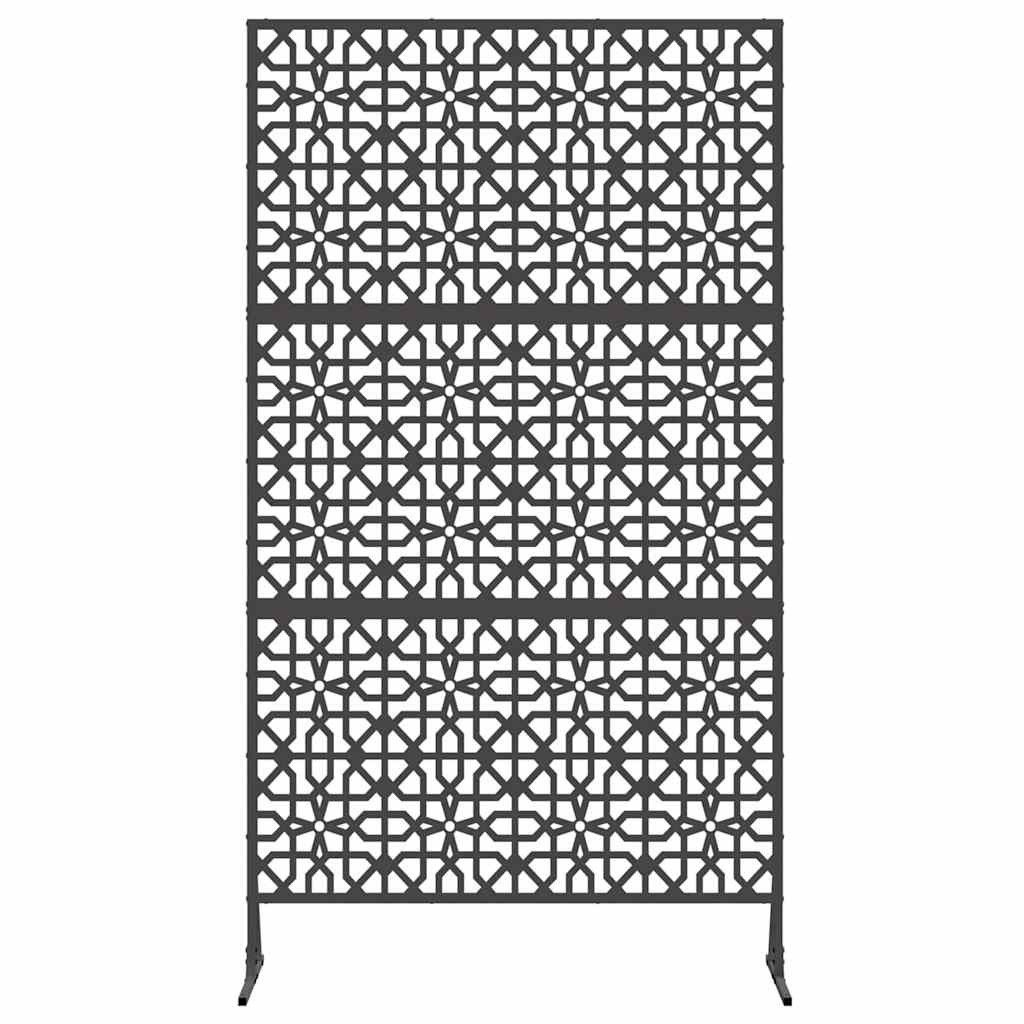 vidaXL Seitenmarkise 100 x 50 x 180 cm Schwarzes Sichtschutznetz 100x50x180 cm aus Stahl
