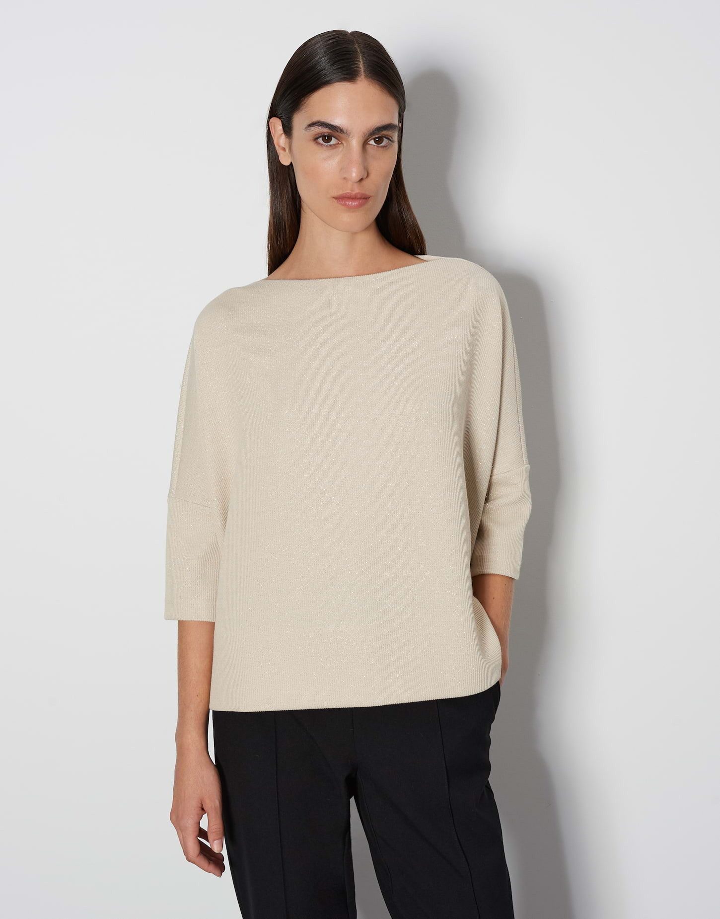 someday Sweater Sweater USHINY DETAIL Loose mit Glitzer Effekt