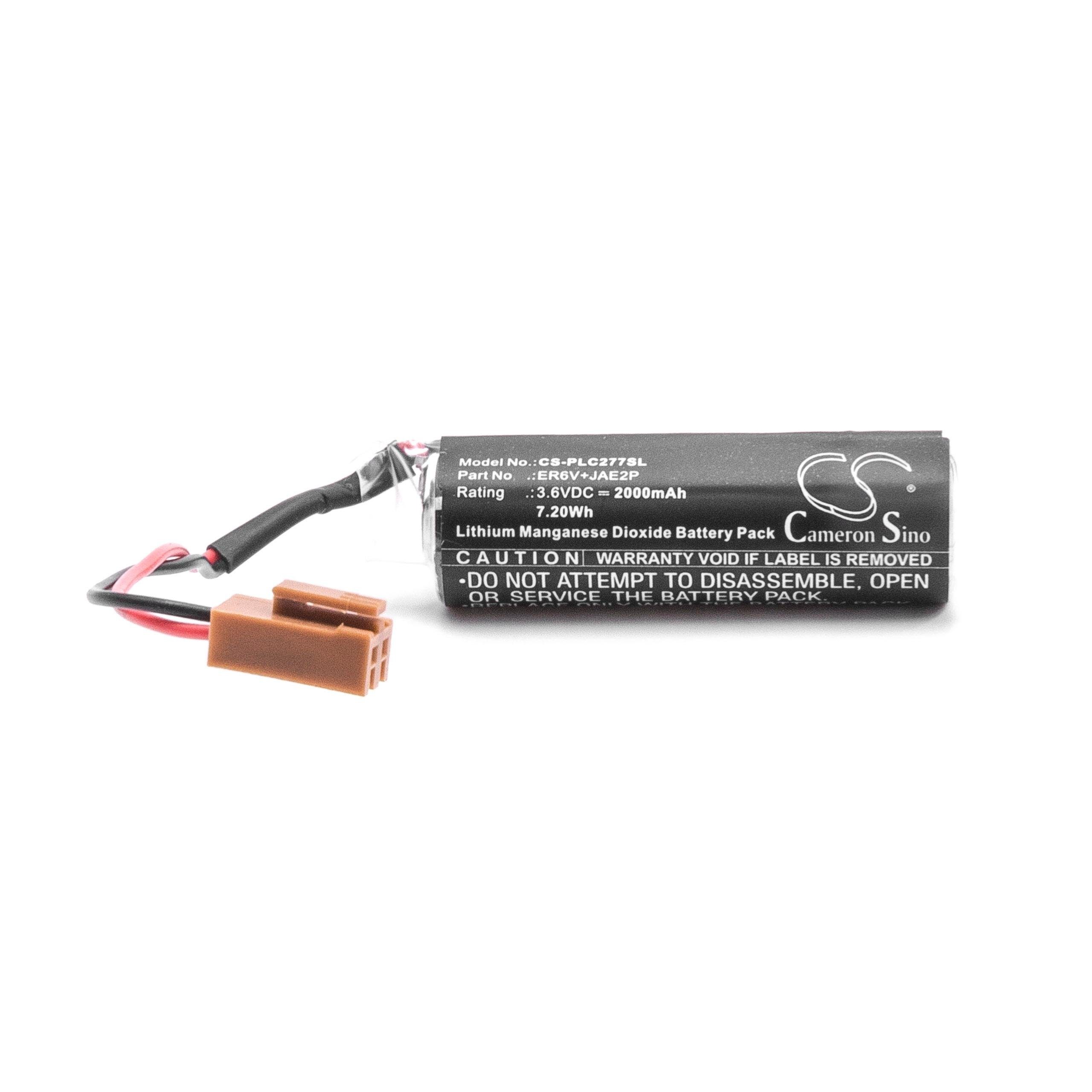 vhbw Ersatz für Toshiba JAE2P, ER6V für Batterie, (3,6 V)