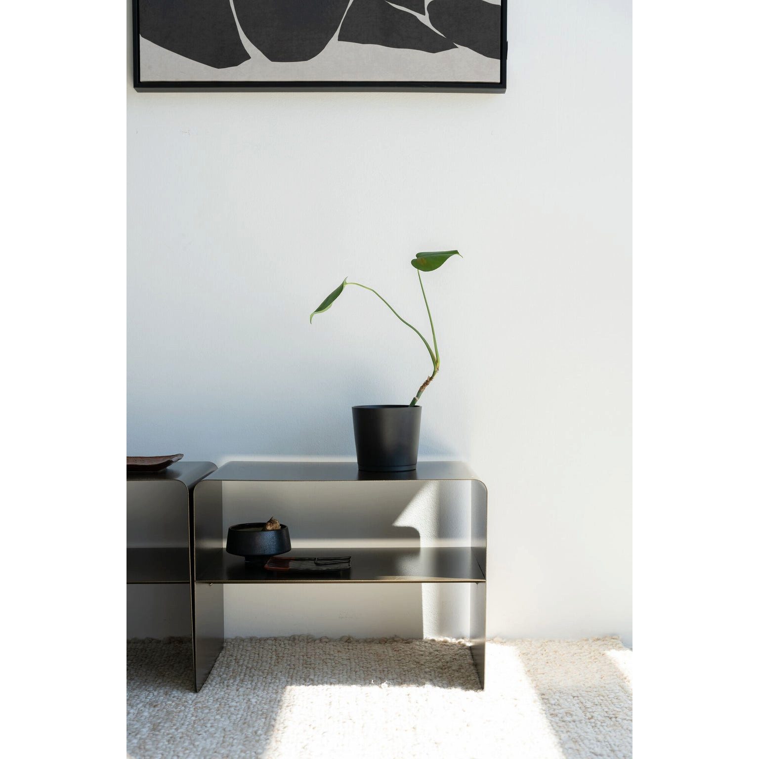 Kare Design Couchtisch Lounge S, integriertes Ablagefach