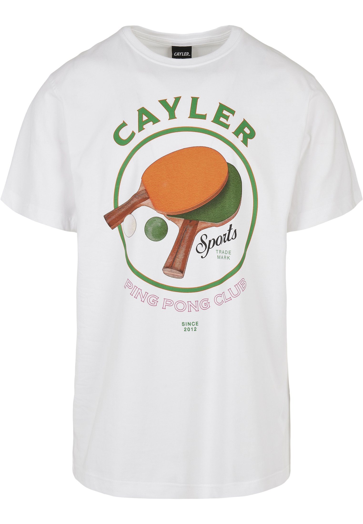 CAYLER & SONS Ping Tee Club Kurzarmshirt Herren white C&S Pong (1-tlg)