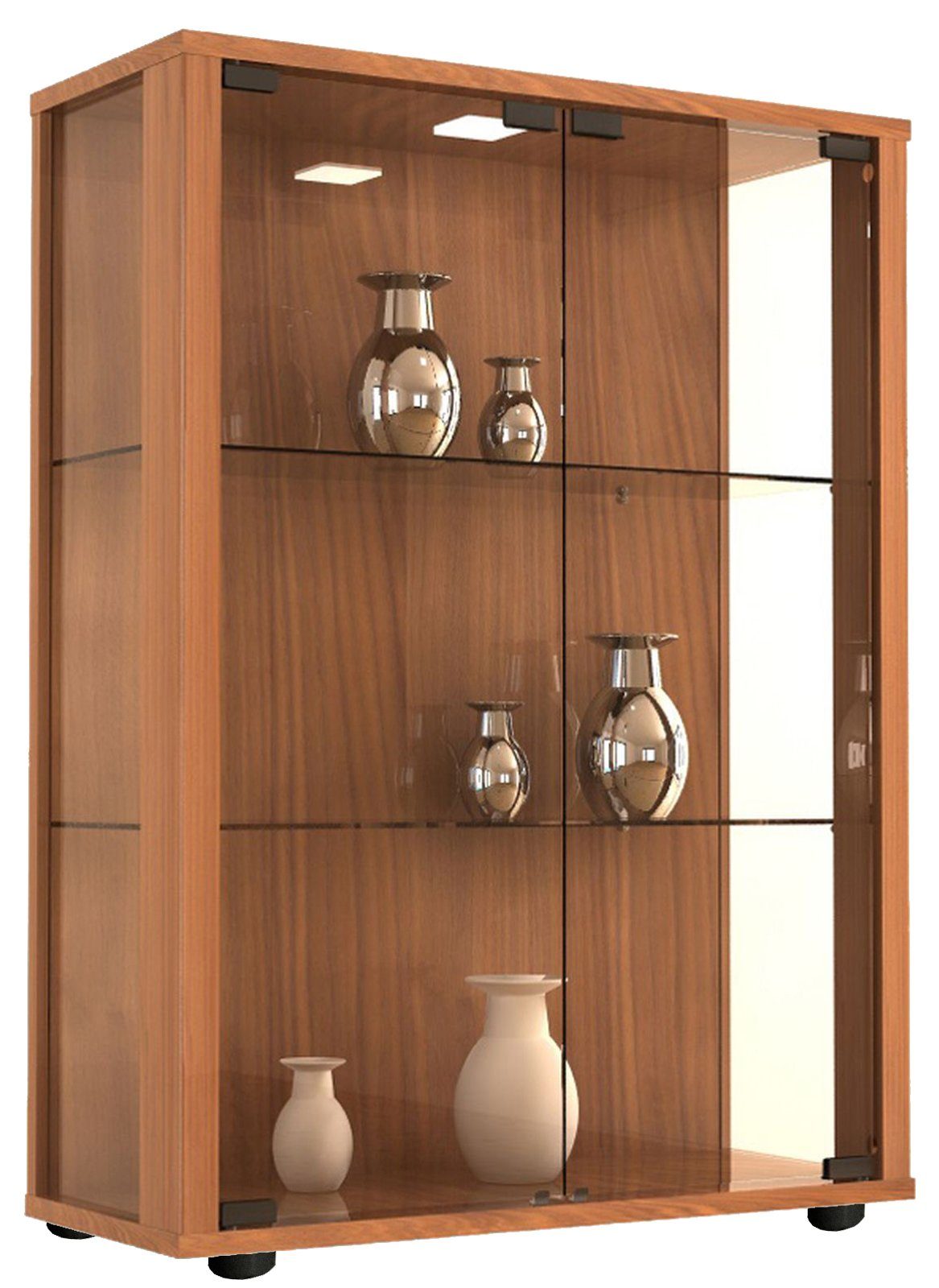 VCM Standvitrine Holz Glas Stand Vitrine günstig online kaufen
