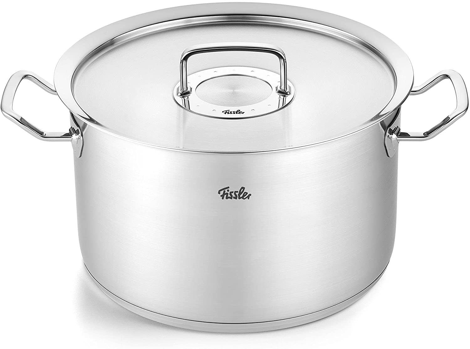 Fissler Kochtopf ORIGINAL-PROFI COLLECTION®, Edelstahl 18/10 (2-tlg), mit breitem Schüttrand, Kaltmetallgriffen. Made in Germany