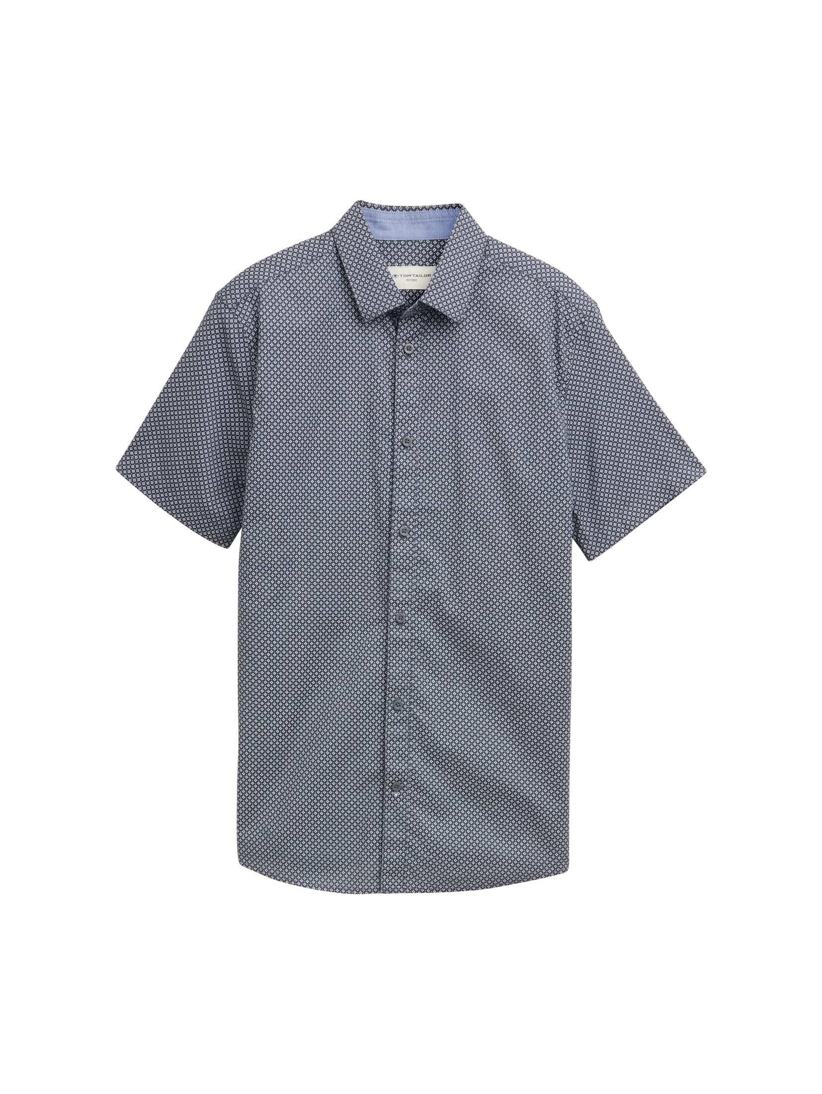 TOM TAILOR Kurzarmhemd Fitted Kurzarmhemd mit günstig online kaufen