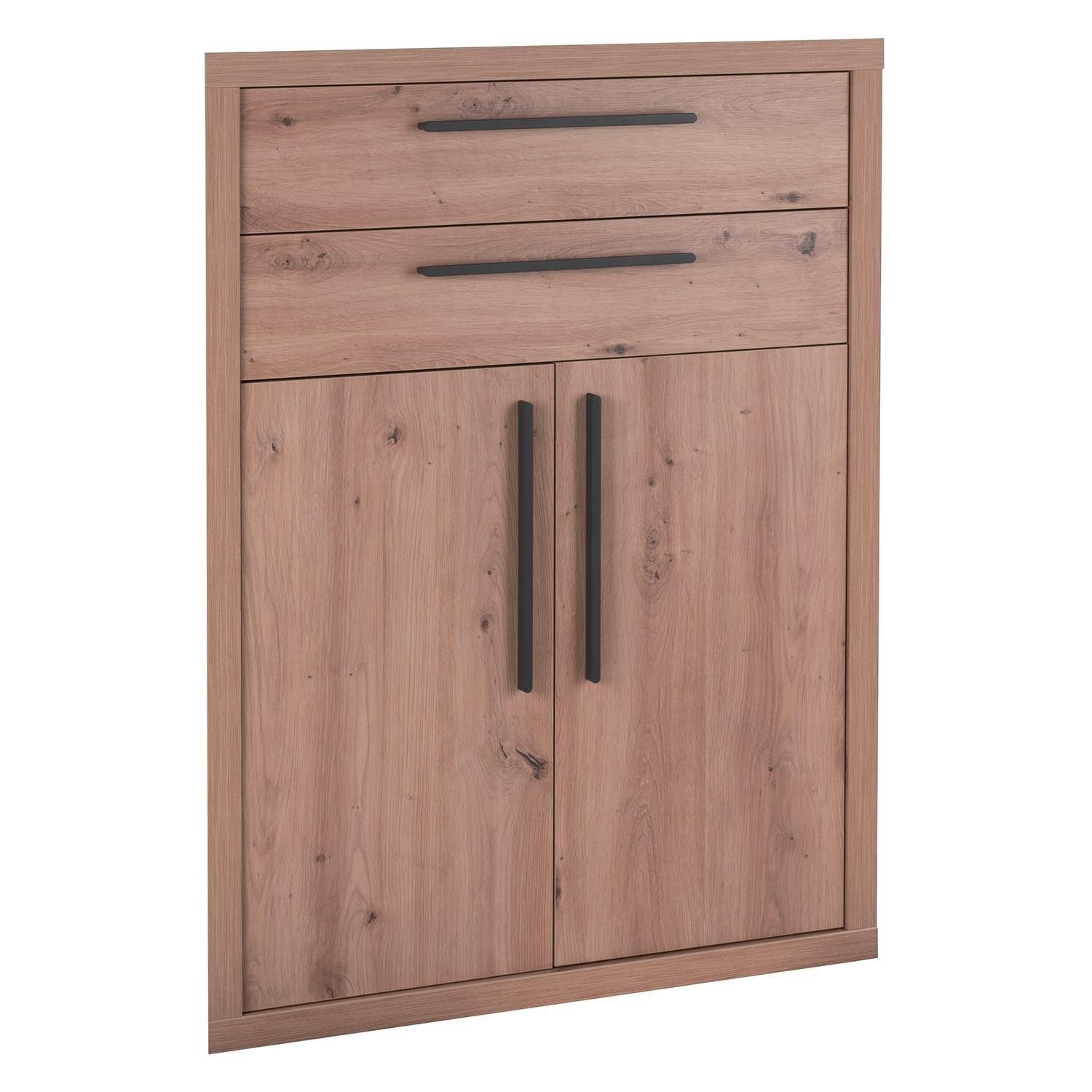 Composad Türfront 4-teilig RILEGA, Artisan Eiche Dekor, 2 Двери, 2 Schubladen, B 74 x H 101 cm