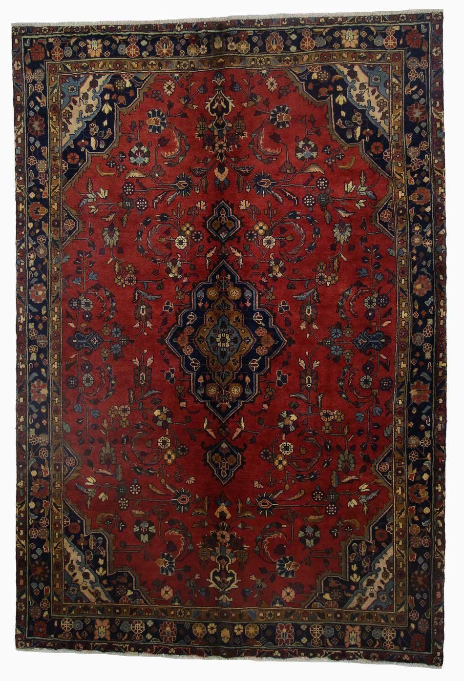 Orientteppich Perserteppich Hamadan 307 x 208 cm, Borento, rechteckig,  Handgeknüpft