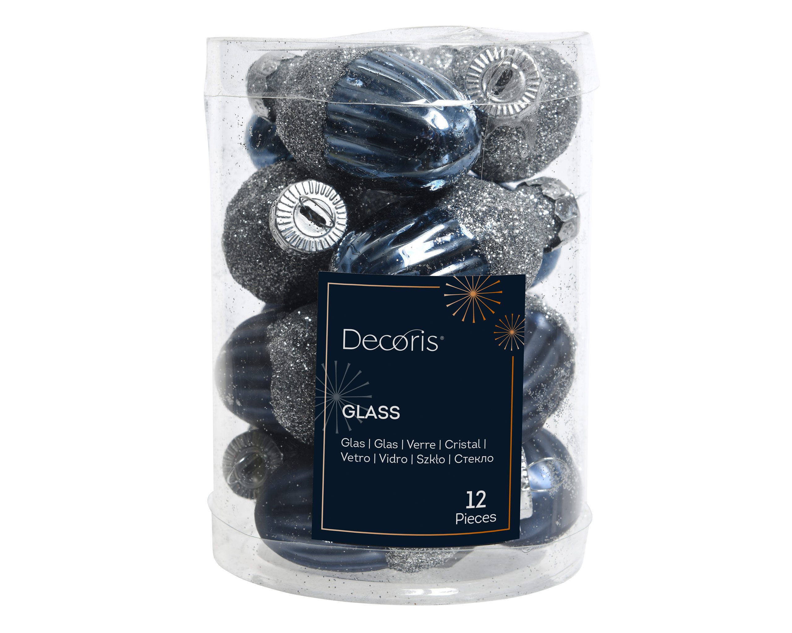 Kaemingk Christbaumschmuck, Christbaumschmuck Eicheln 4cm Glas 12 Stück - N günstig online kaufen