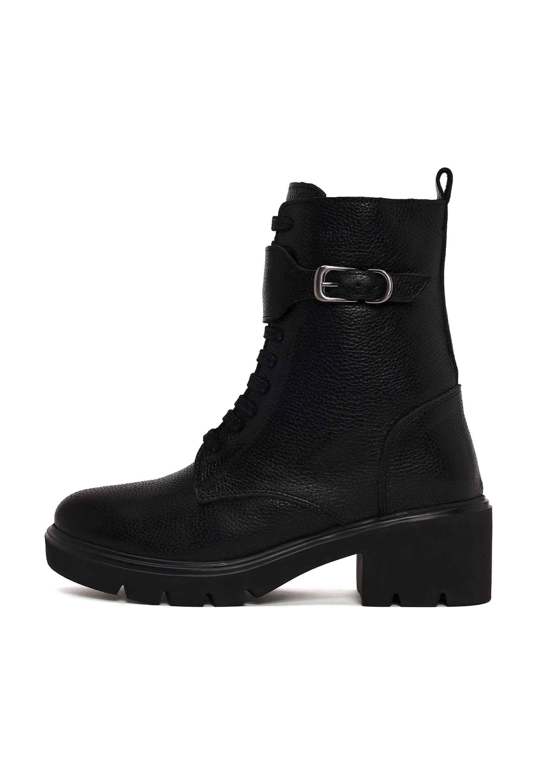 Derimod Leder Combat Boots Ankleboots