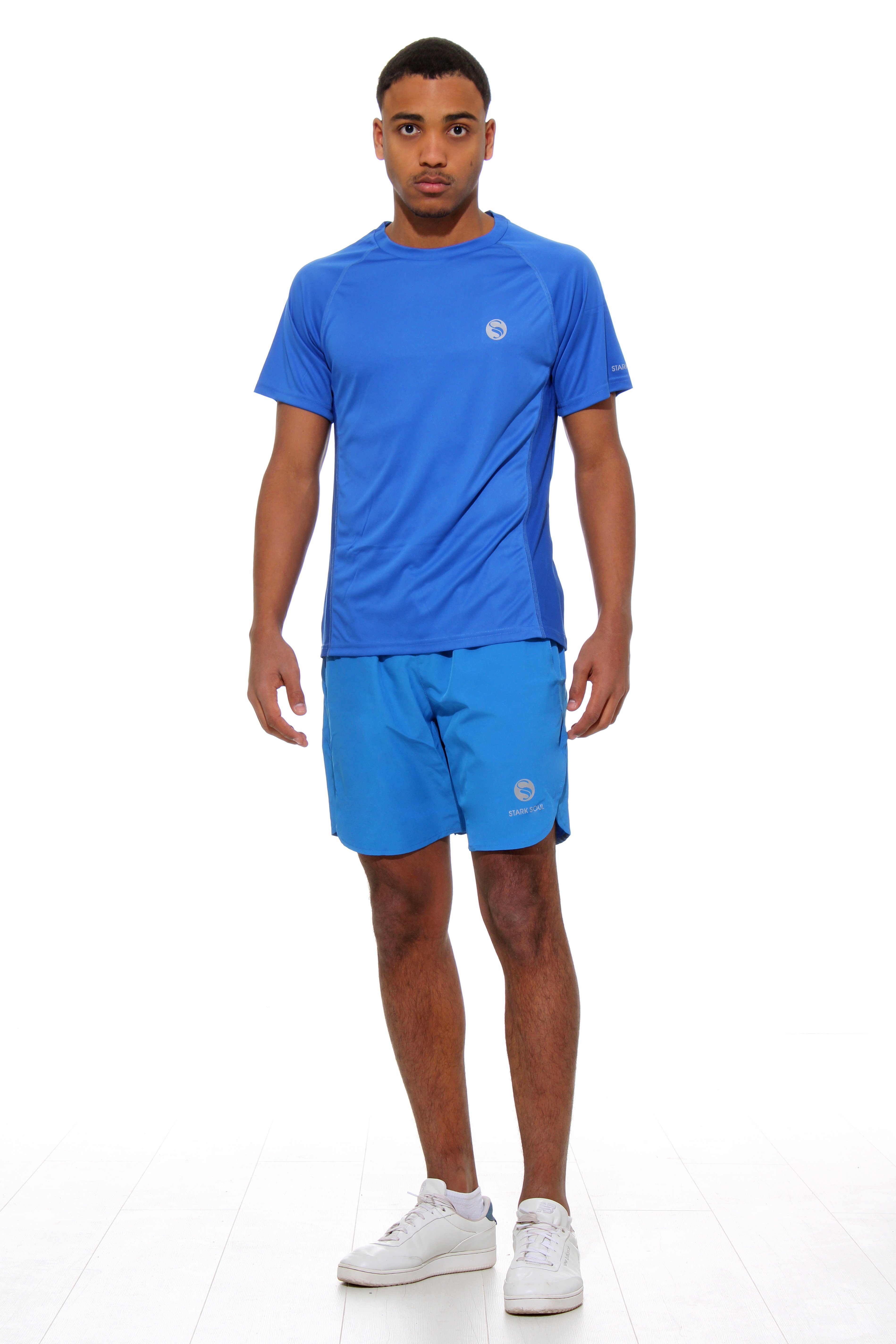 Stark Soul® Trainingsshorts Herren Sport Shorts -Reflect-, Funktionshose, Trainingsshort Spezielles Quick Dry Material