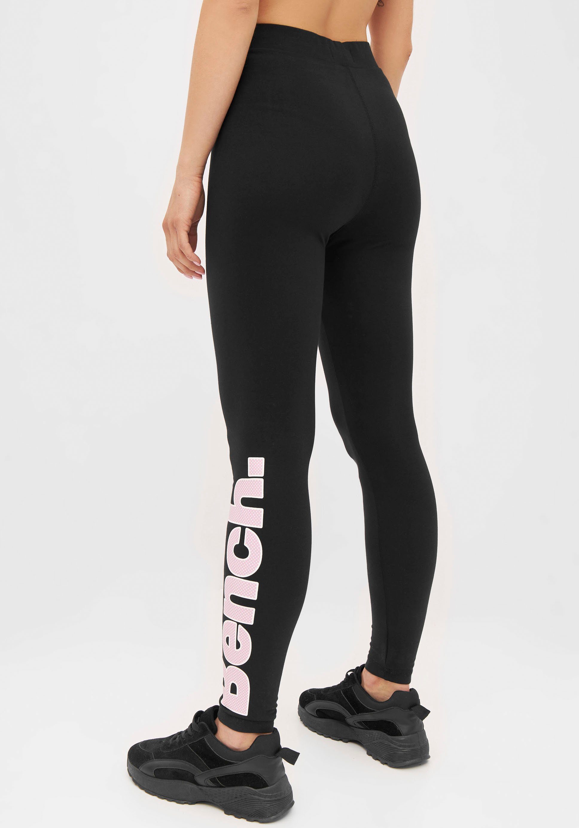 Bench. Leggings ELIRA mit Logoschriftzug, Aus Baumwolle mit Elasthan-Anteil  für eine perfekte Passform