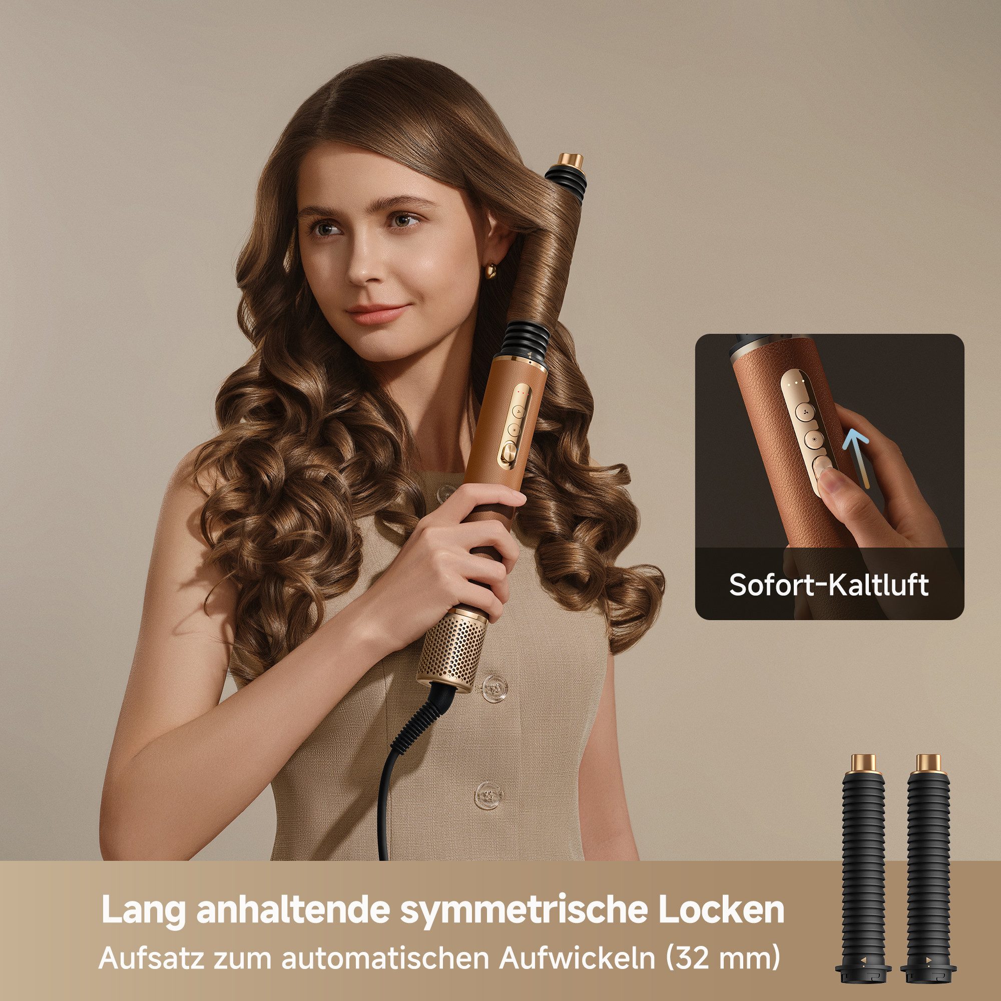 Dreame Haarstyler AirStyle Pro 2, Multi-Haarstyler, Lockenwickler, Hitzeschutz