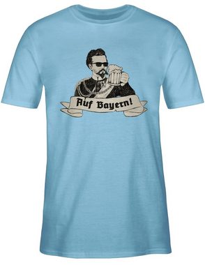 Shirtracer T-Shirt König Ludwig Bayern - Auf Bayern Prost Mode für Oktoberfest Herren