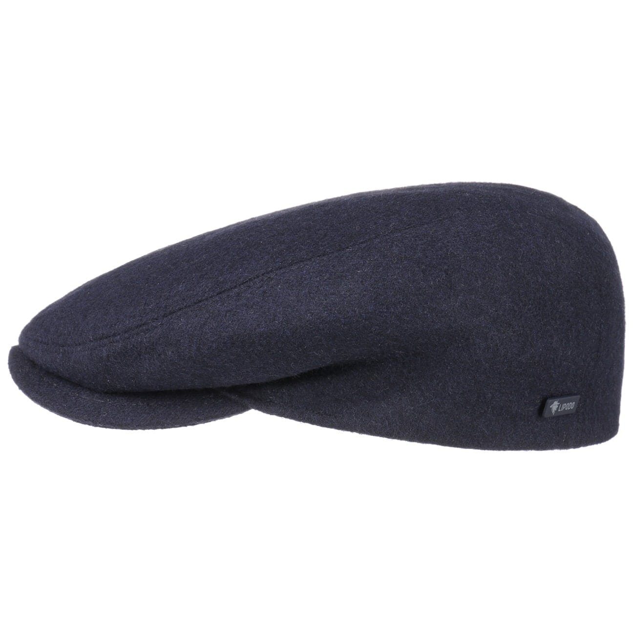 Lipodo Flat Cap (1-St) Flatcap mit Schirm, Made in Italy blau