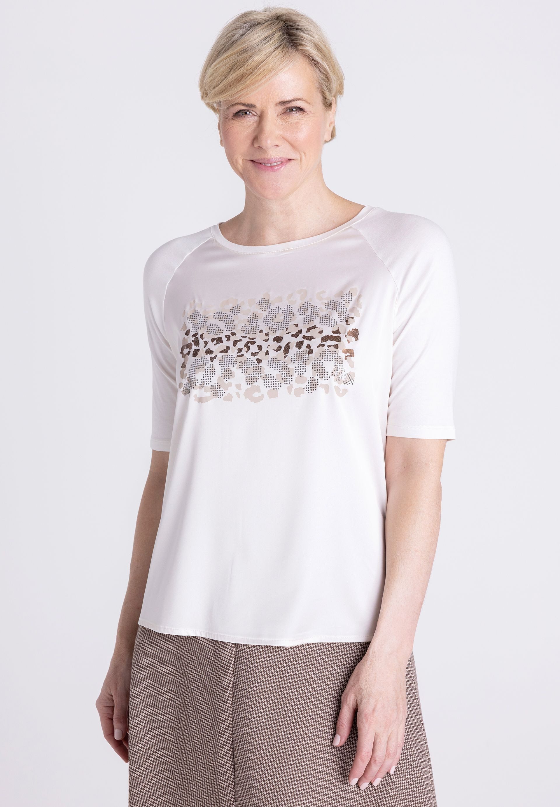 FRANK WALDER T-Shirt mit Frontprint