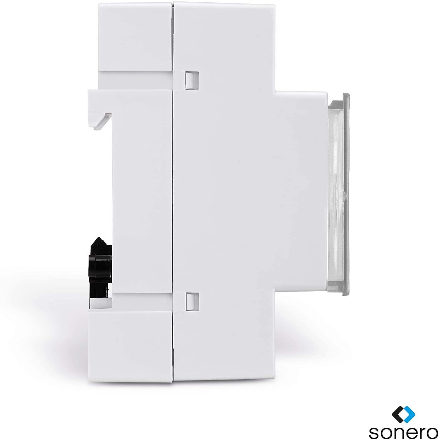 sonero Zeitschaltuhr sonero® Digitale Zeitschaltuhr für Hutschienen / Schalttafel Einbau
