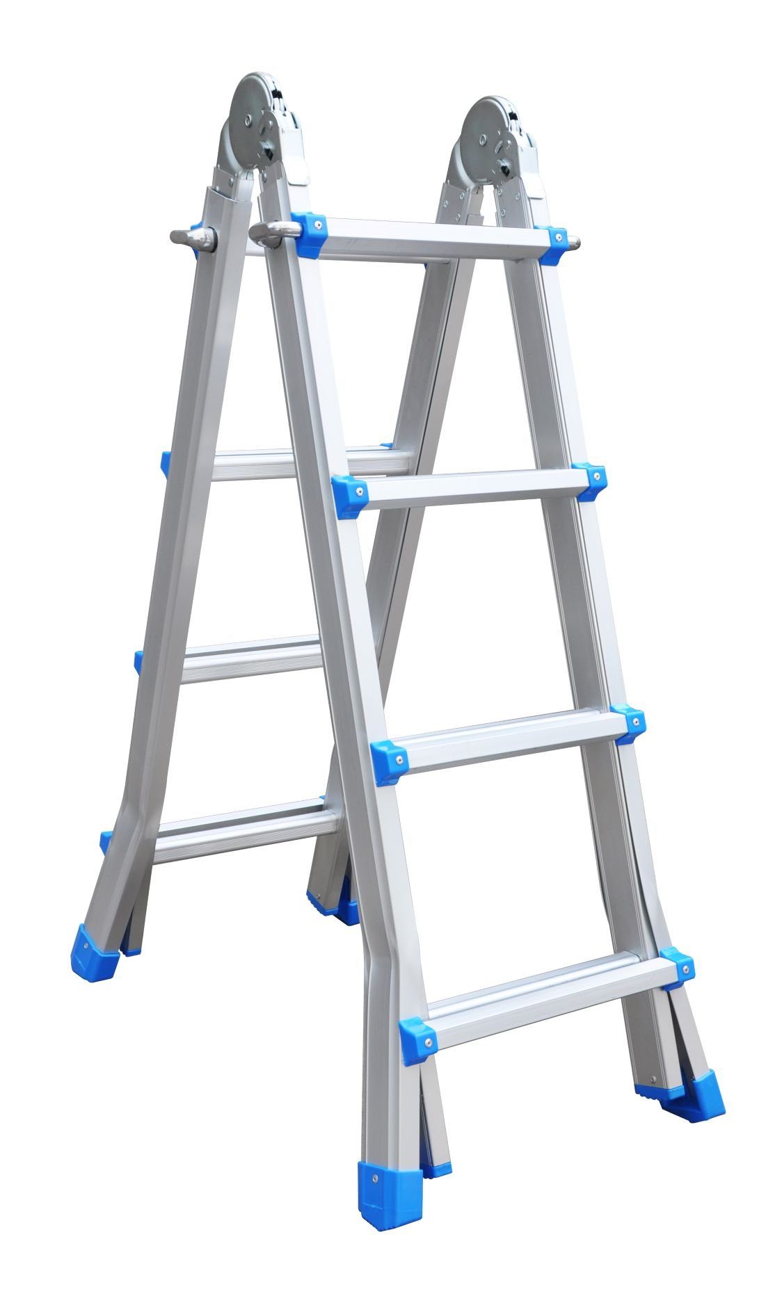 Stufen Leiter x Vielzweckleiter VaGo-Tools Stehleiter Anlegeleiter 4 4 (Stück)