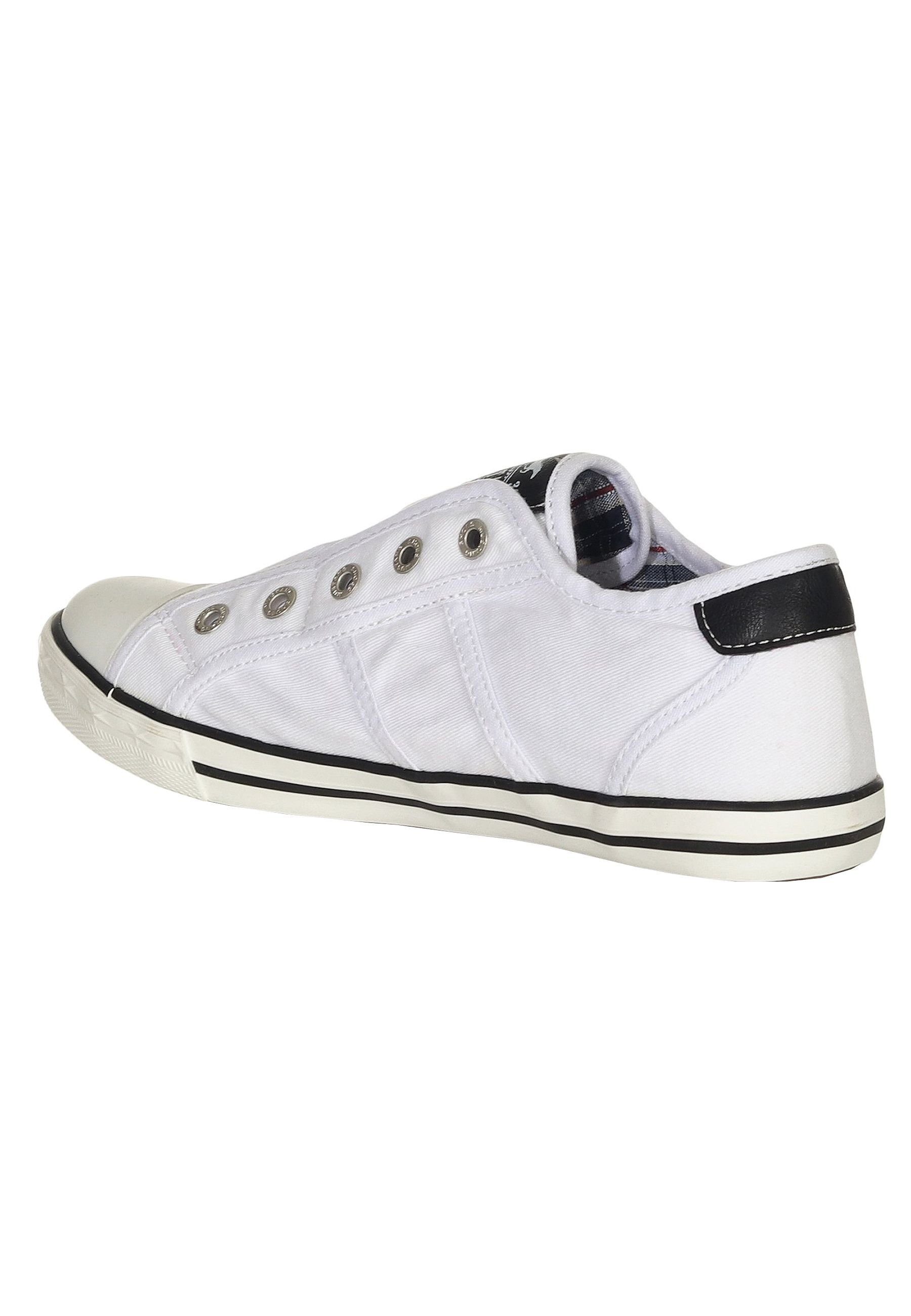 Mustang Shoes Slip-On Sneaker ohne Schnürsenkel, Slipper, Schlupfschuh mit praktischem Gummizug