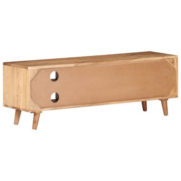 furnicato TV-Schrank 115x30x39 cm Massivholz Akazie