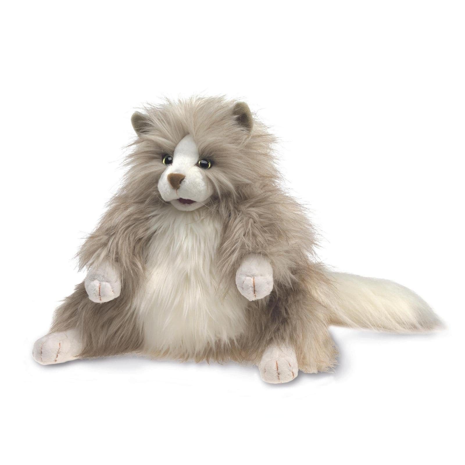 Folkmanis Handpuppen Handpuppe Folkmanis Katze pummelig günstig online kaufen