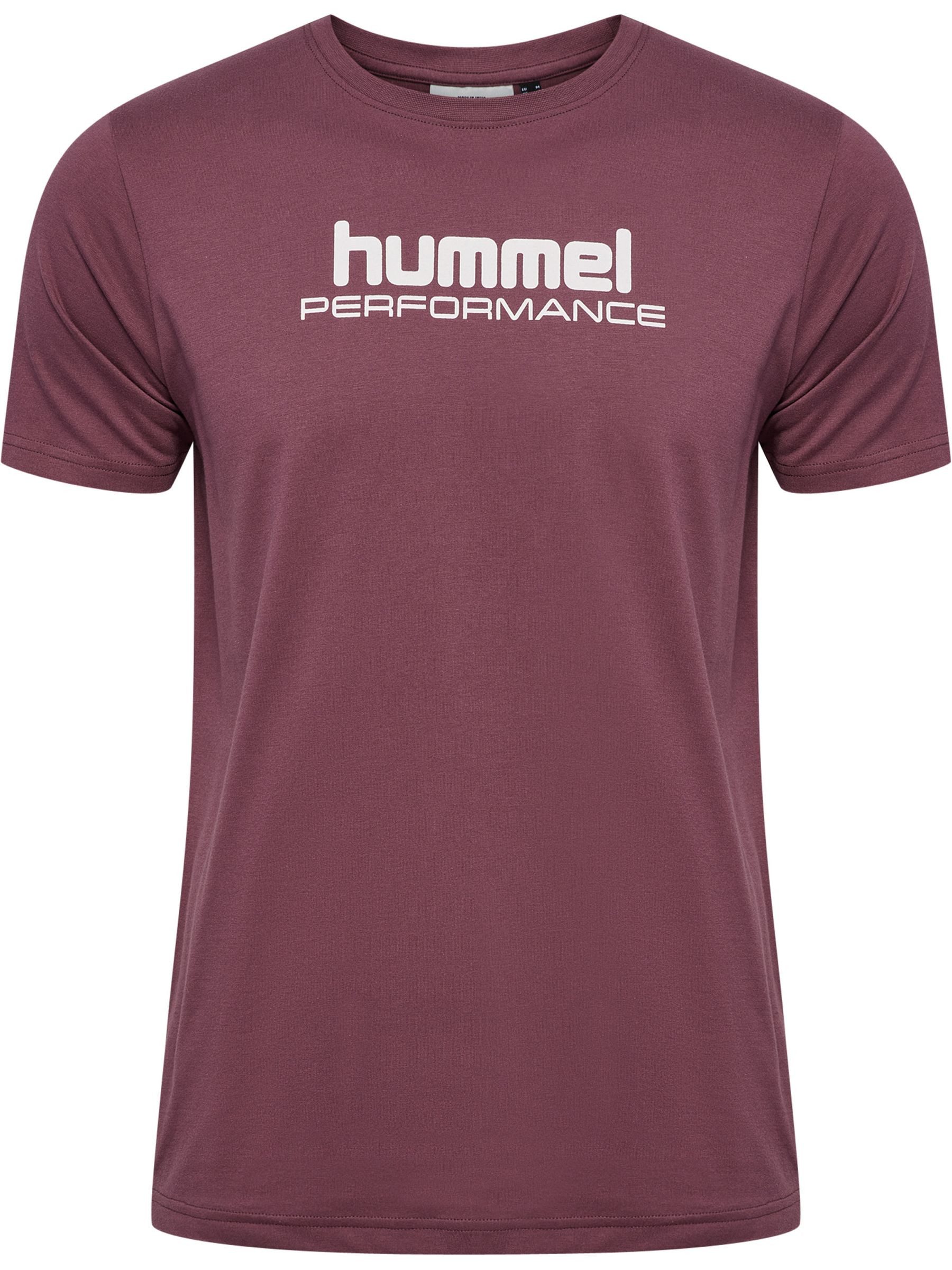 hummel T-Shirt Modernes Design Fotoprint Rundhals Regular Fit Sportlich (1-tlg) hmlPULSE GRAPHIC T-SHIRT S/S