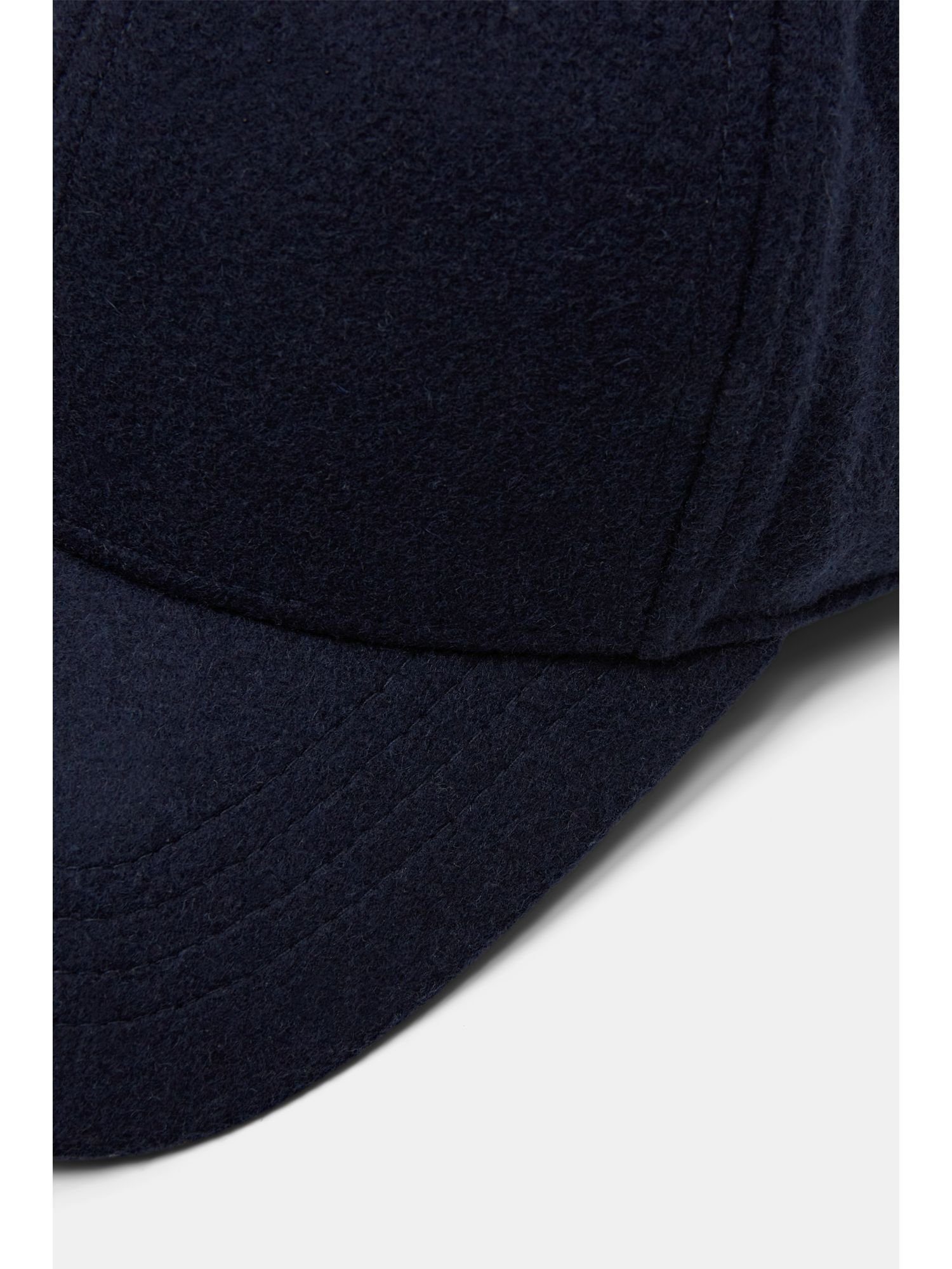 Esprit Baseball Wollmix DARK Filz-Basecap aus BLUE Cap