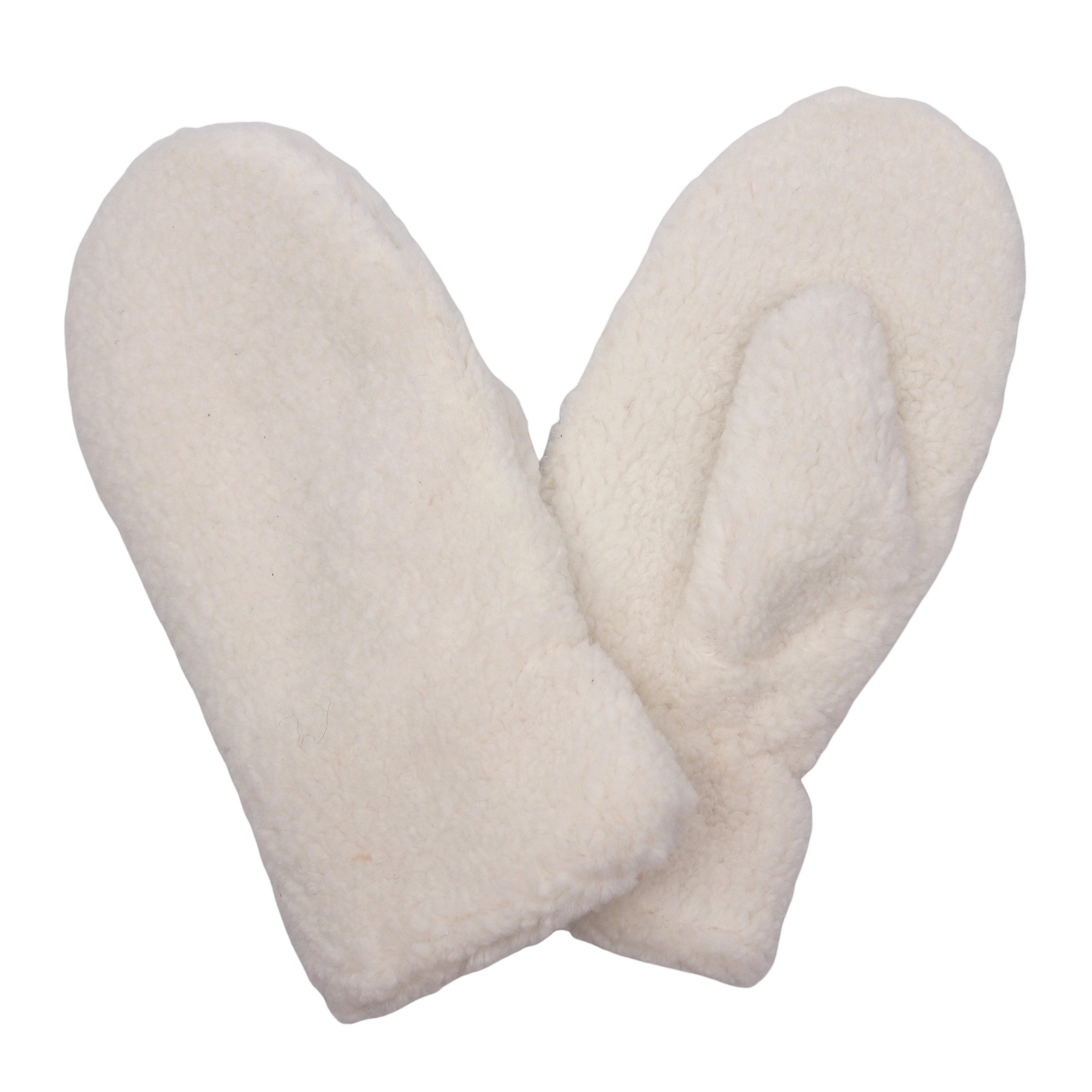 MIRROSI Fleecehandschuhe Damen Handschuhe aus Teddyfell, Warm und Kuschelig (Einheitsgröße) Dick gefüttert ideal für Herbst, Winter