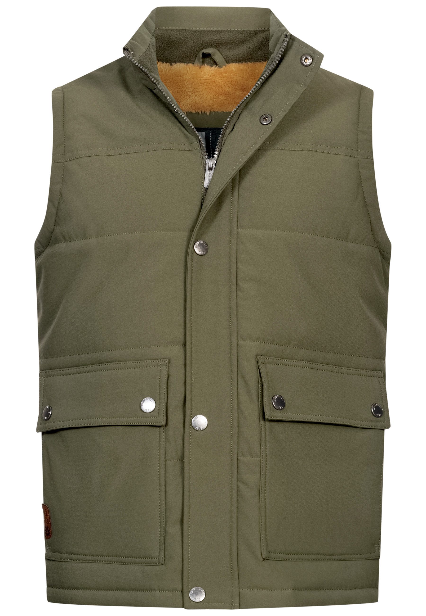 Indicode Steppweste Herren INBellmil Weste Herrenweste mit Reißverschluss u günstig online kaufen