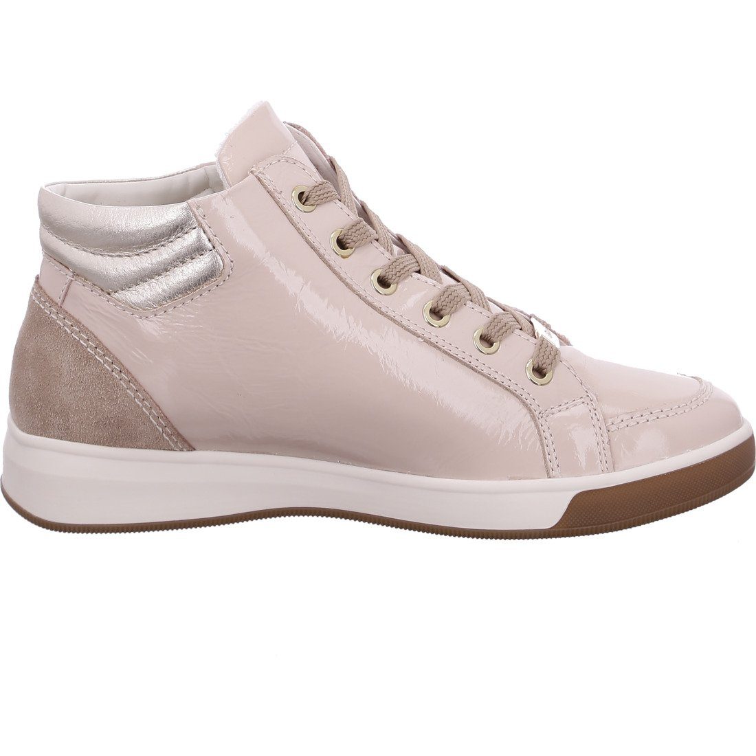 046923 beige Damen Sneaker Nubuk Schuhe, Rom Sneaker Ara - Ara