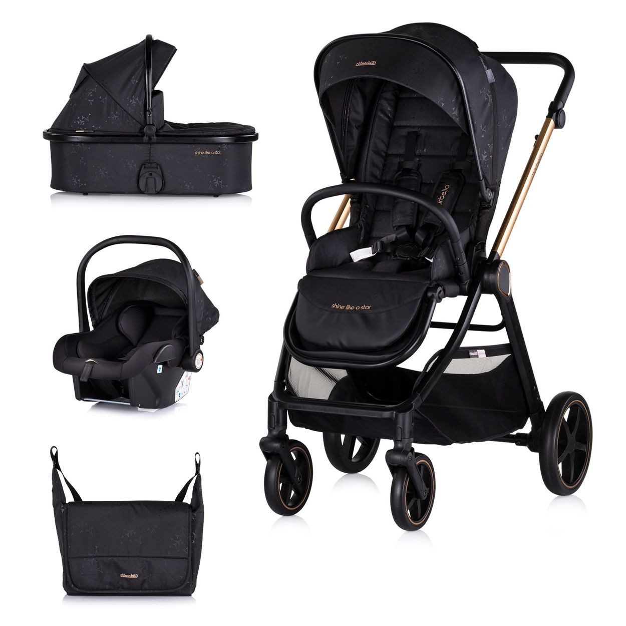 Kombi-Kinderwagen Kombikinderwagen 3in1 Marbella