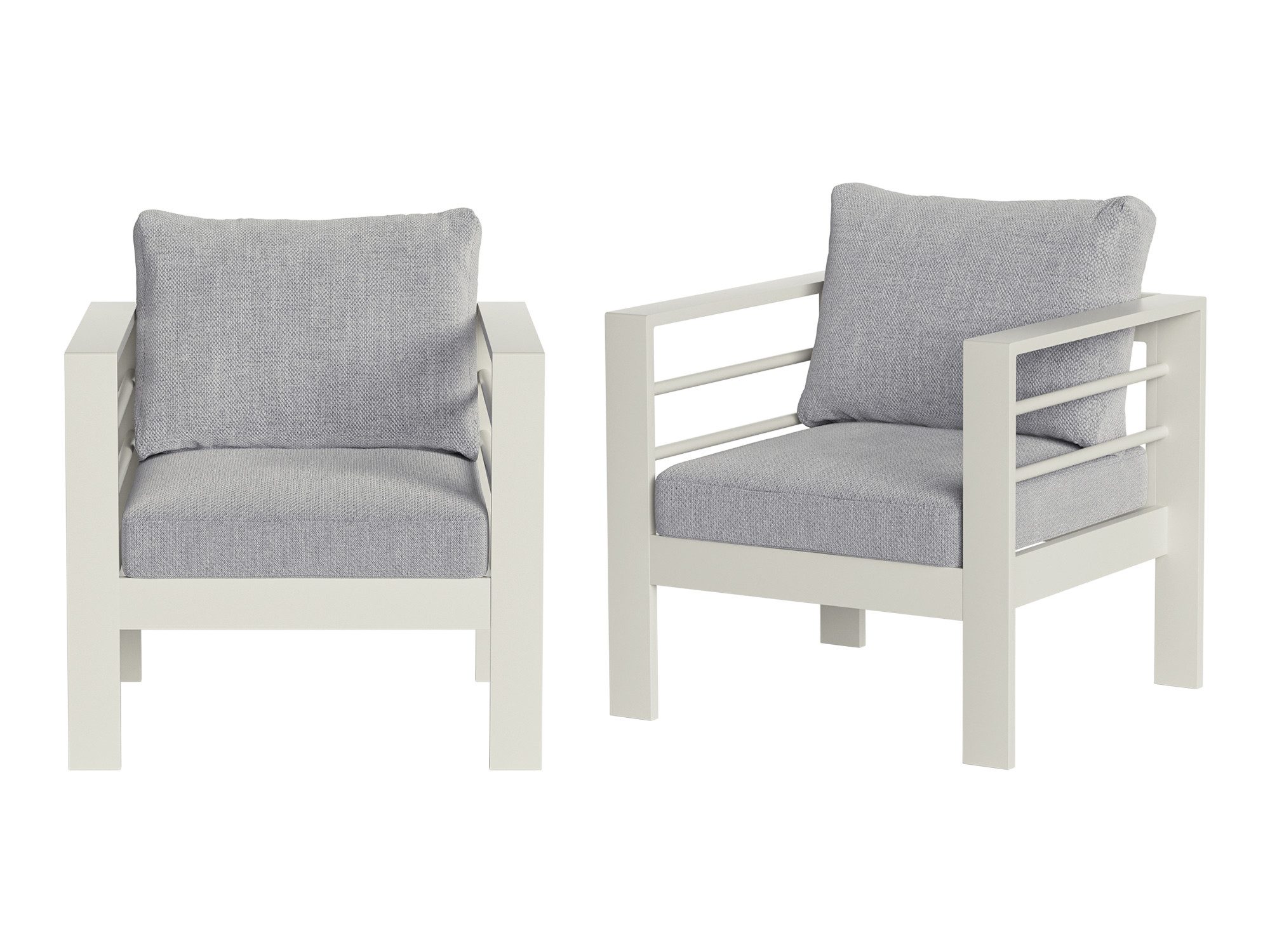 MeXo Gartenlounge-Set XXL Gartenmöbel Set Aluminium günstig online kaufen