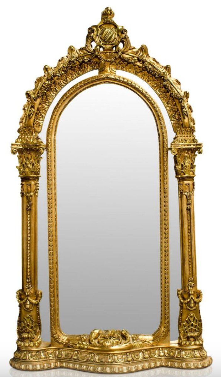 Casa & Barock 257 Padrino Prunkvoll - x cm Barockspiegel H. Standspiegel 134 Gold Edel