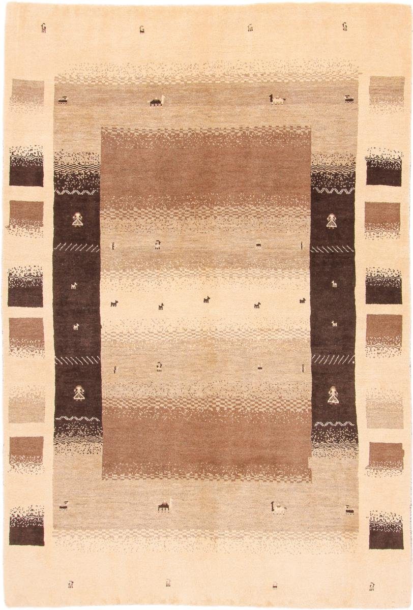 Yalameh Perser 163x238 Nain mm Moderner, Höhe: 18 Handgeknüpfter Gabbeh Orientteppich Trading, rechteckig, Nature