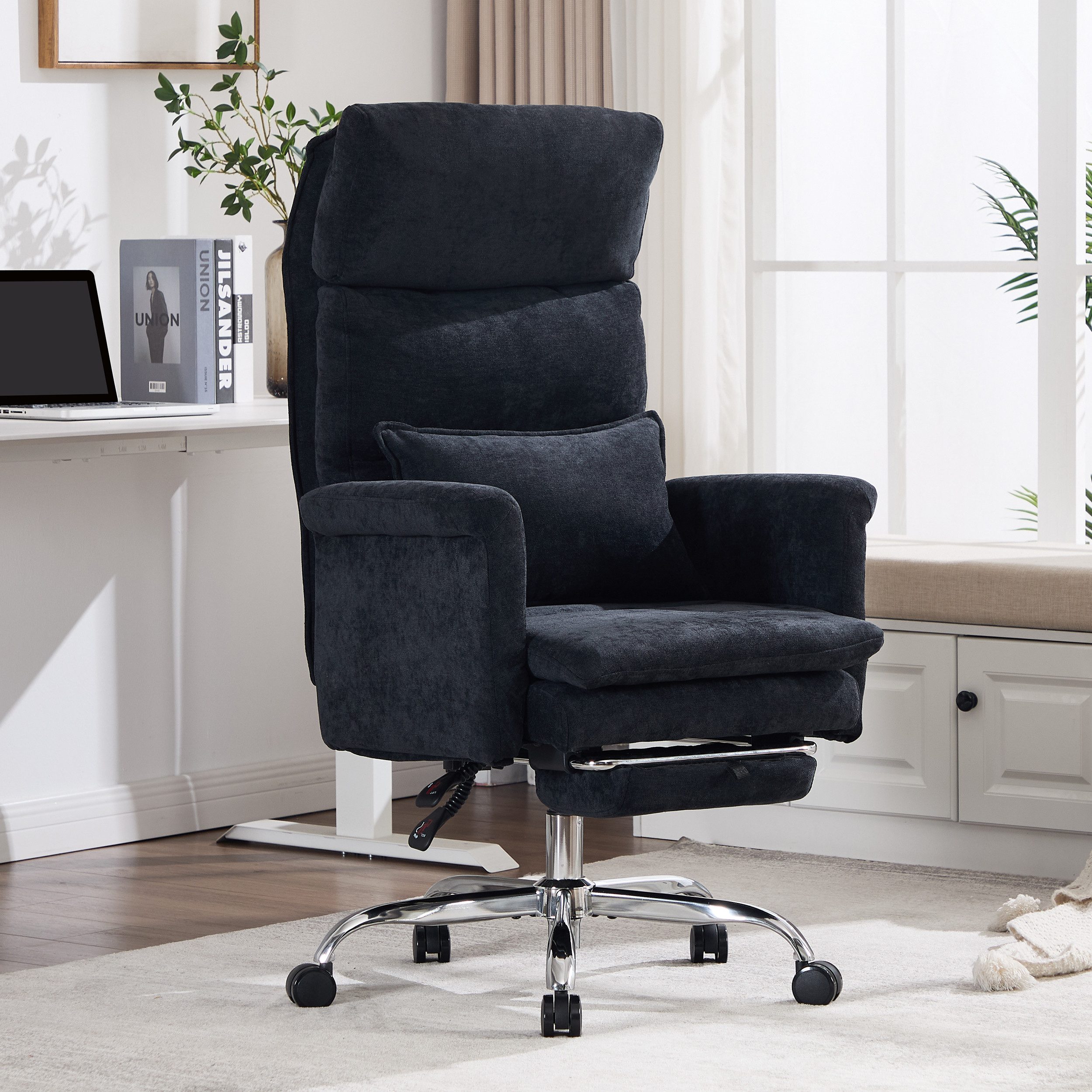 UEV Bürostuhl Ergonomisch mit Fußstütze Verstellbarer günstig online kaufen