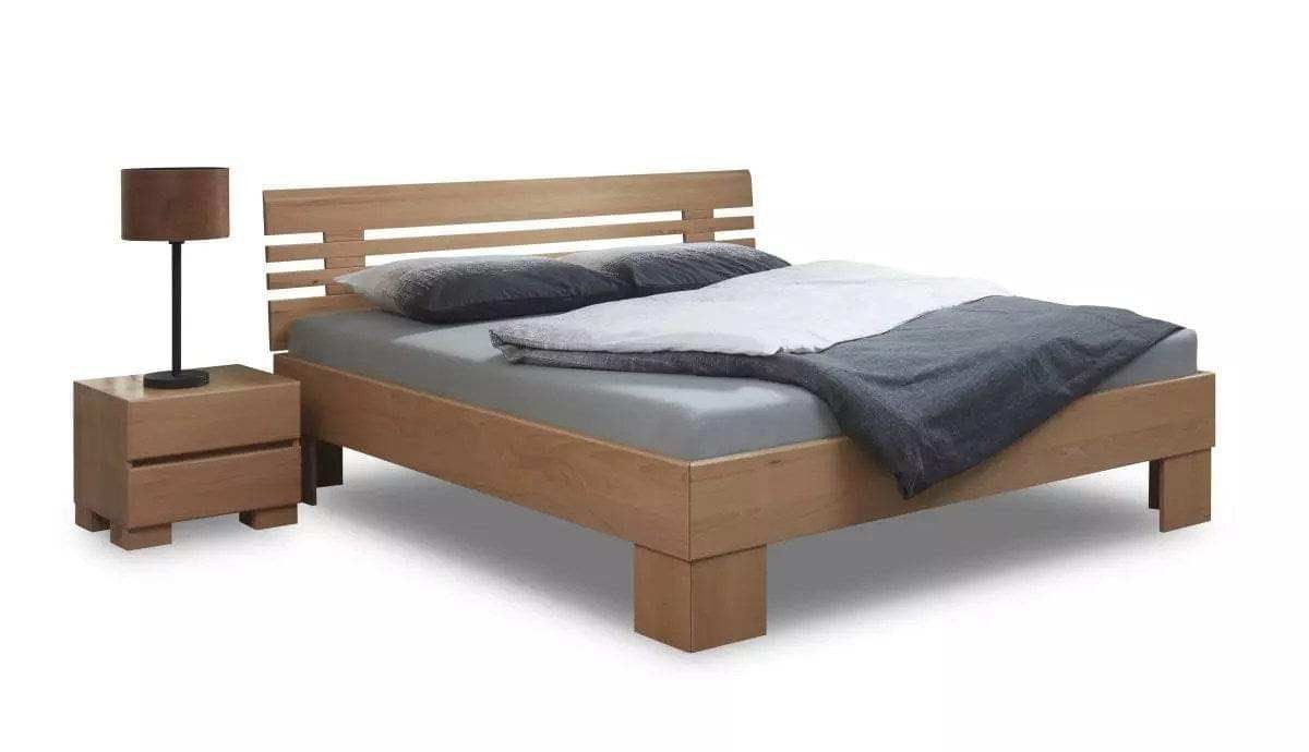 BedBox Massivholzbett Premium 601, Buche Massivholzbett Premium mit ruhiger Maserung