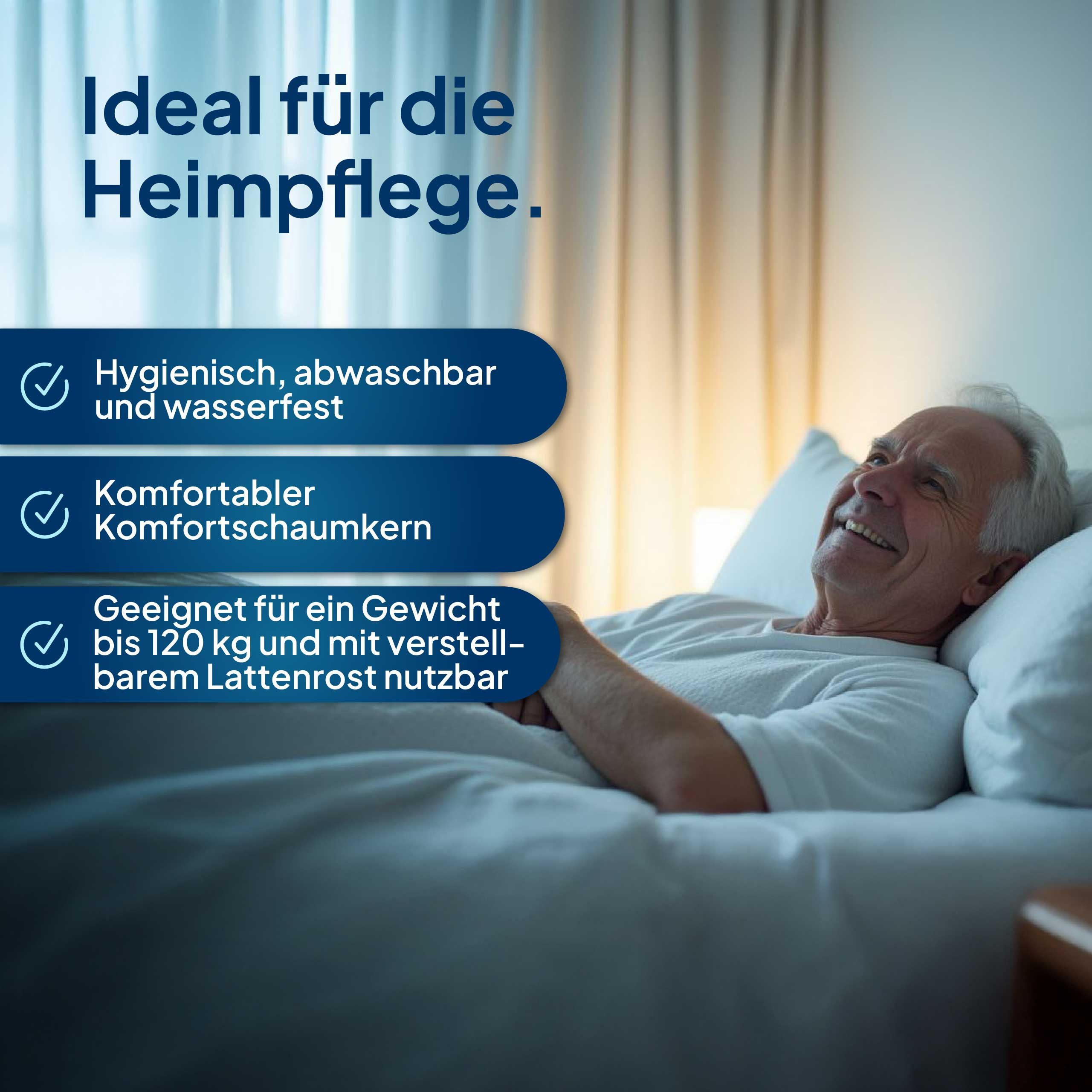 Komfortschaummatratze Standard Pflegematratze, Matratze für Pflegebett, Was günstig online kaufen