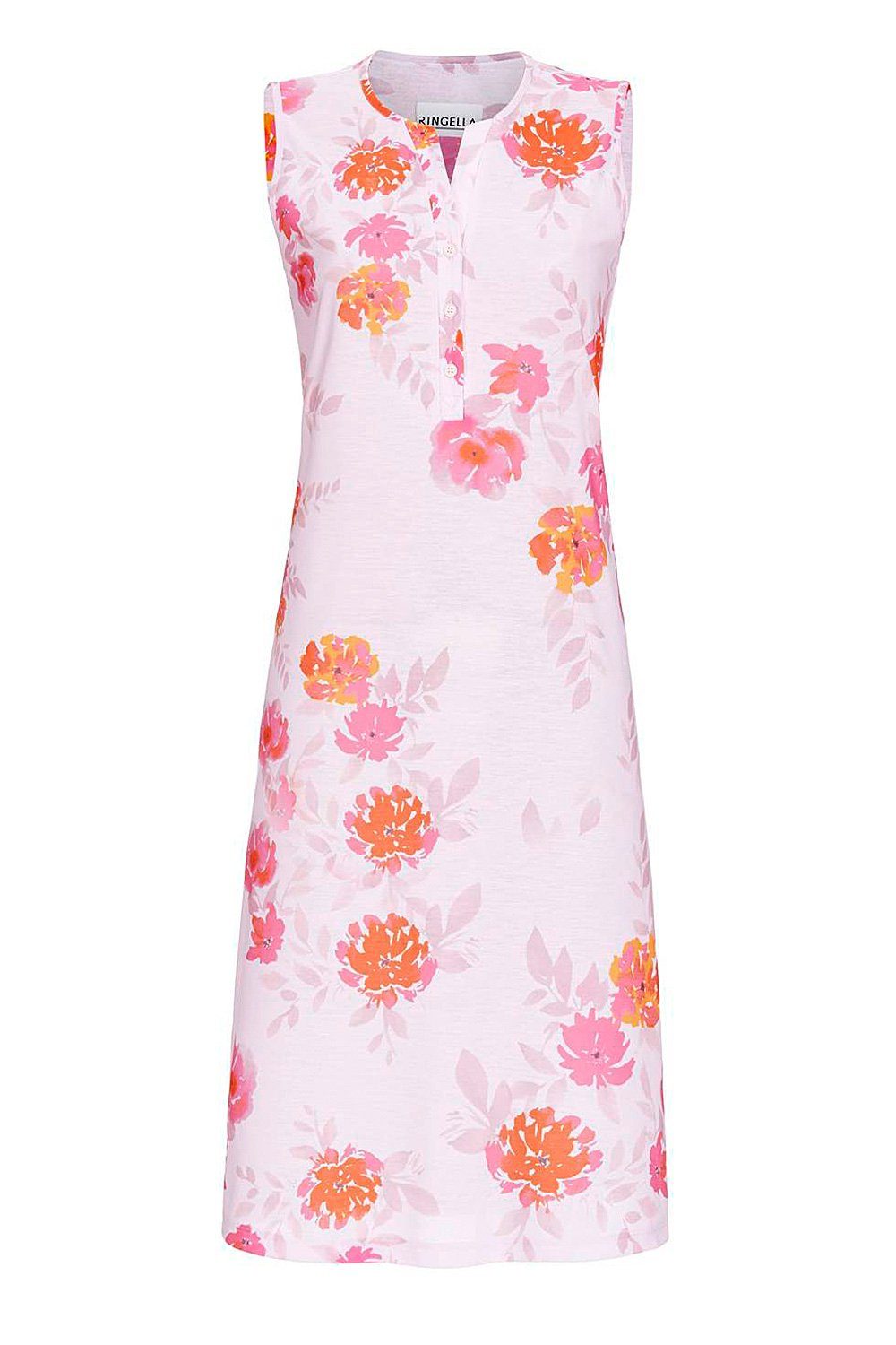 Ringella Nachthemd Sleepshirt / Longdress (1-tlg) zartes Blütendessin Rundh günstig online kaufen