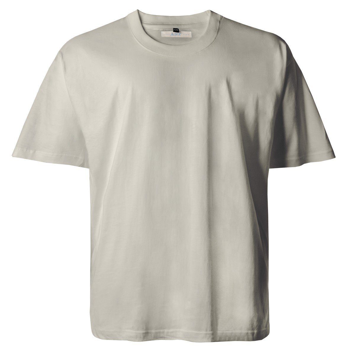 Lucky Star Rundhalsshirt Übergrößen Basic T-Shirt creme Lucky Star