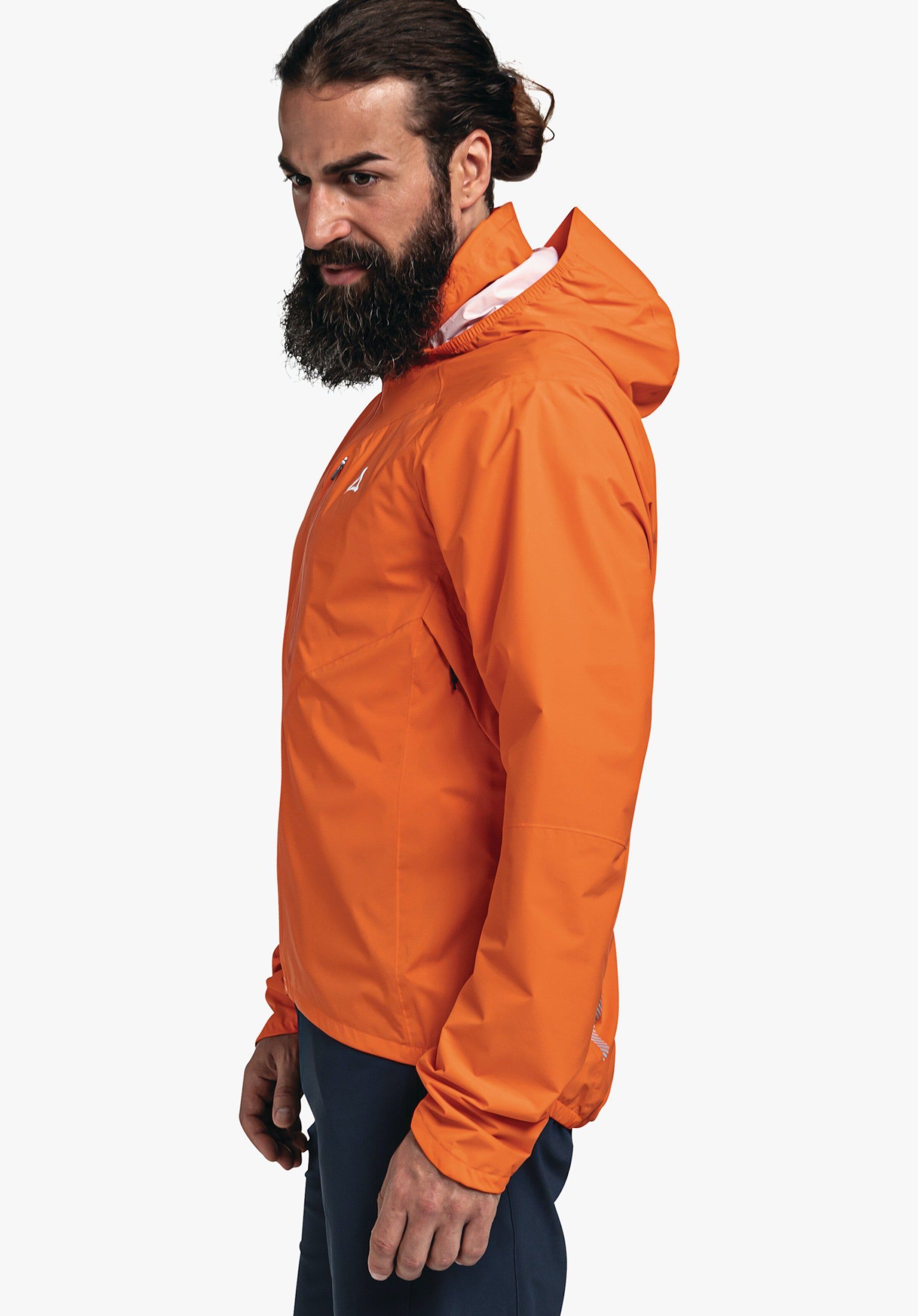 Schöffel Regenjacke 2,5-Lagen Bohusleden (wasserdicht) orange Herren
