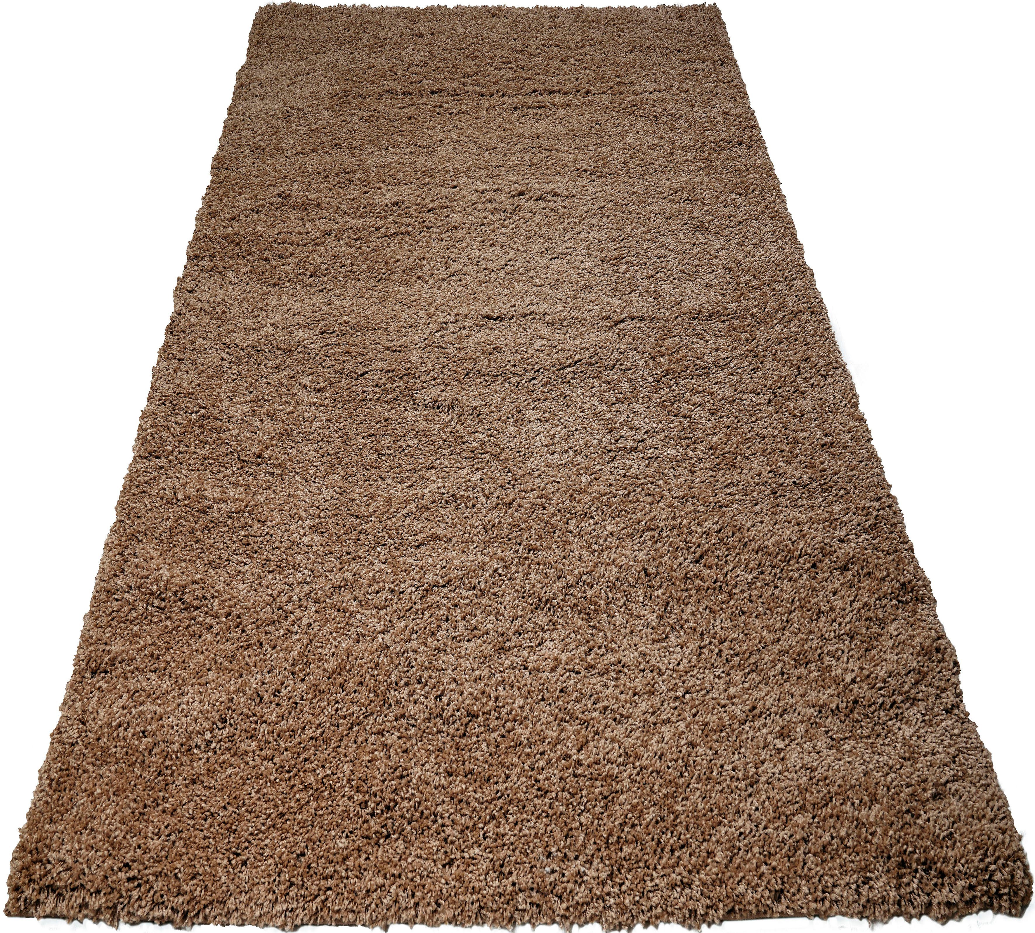 OTTO home Hochflor-Teppich Viva Shaggy, in Standard- und Premium-Qualität, 30 mm oder 45 mm Höhe, rechteckig, Uni Farben, einfarbig, weich, kuschelig, Läufer, K – Bild 4 von 5