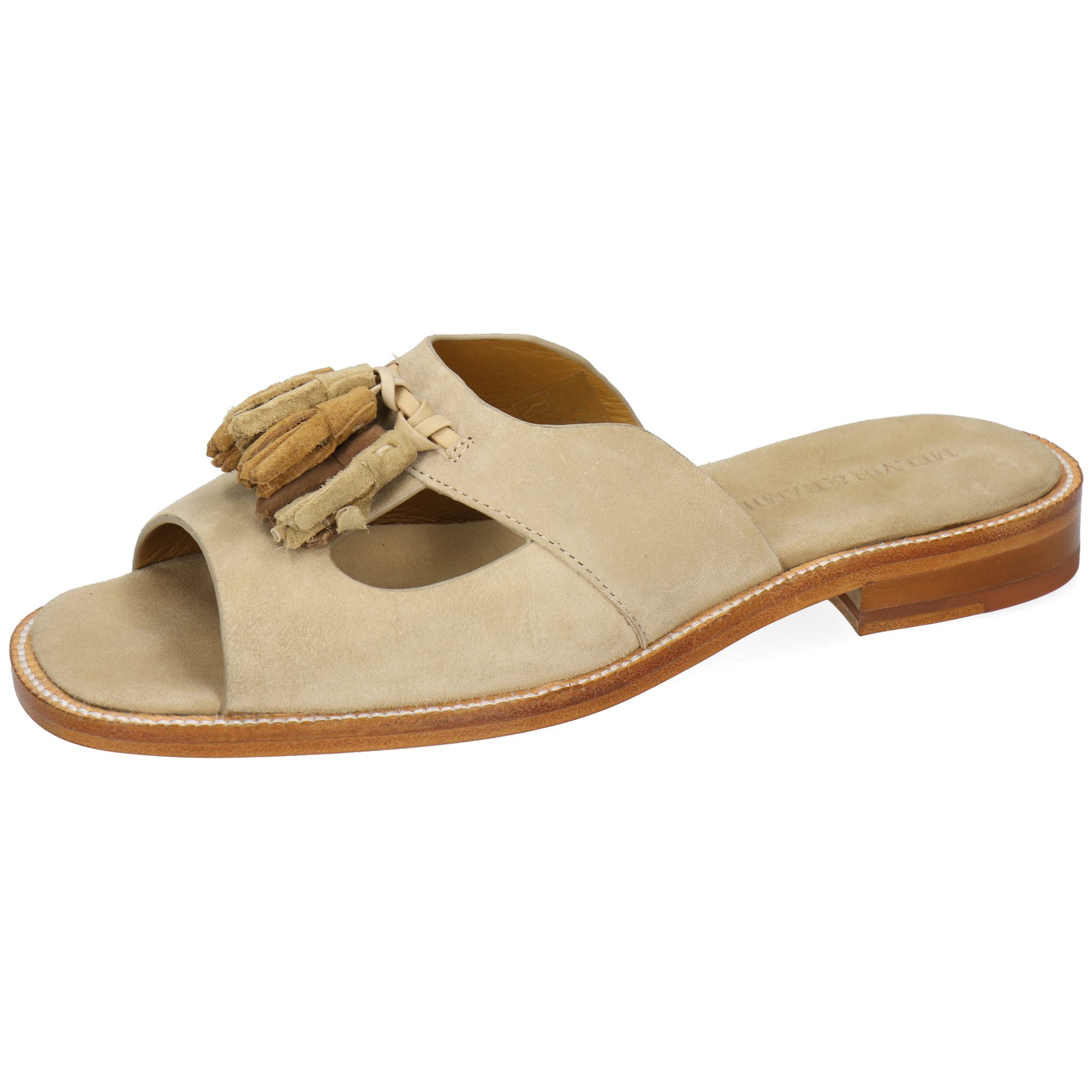 Melvin & Hamilton Everly 14 Leder-Pantoletten für Damen Pantolette Flache Absätze, Echtes Leder