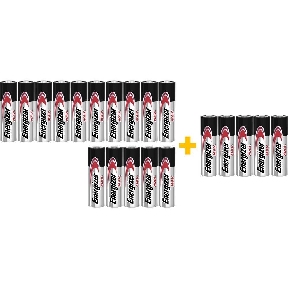 Energizer Alkaline Mignon-Batterien, 15+5 E303329900 Batterie