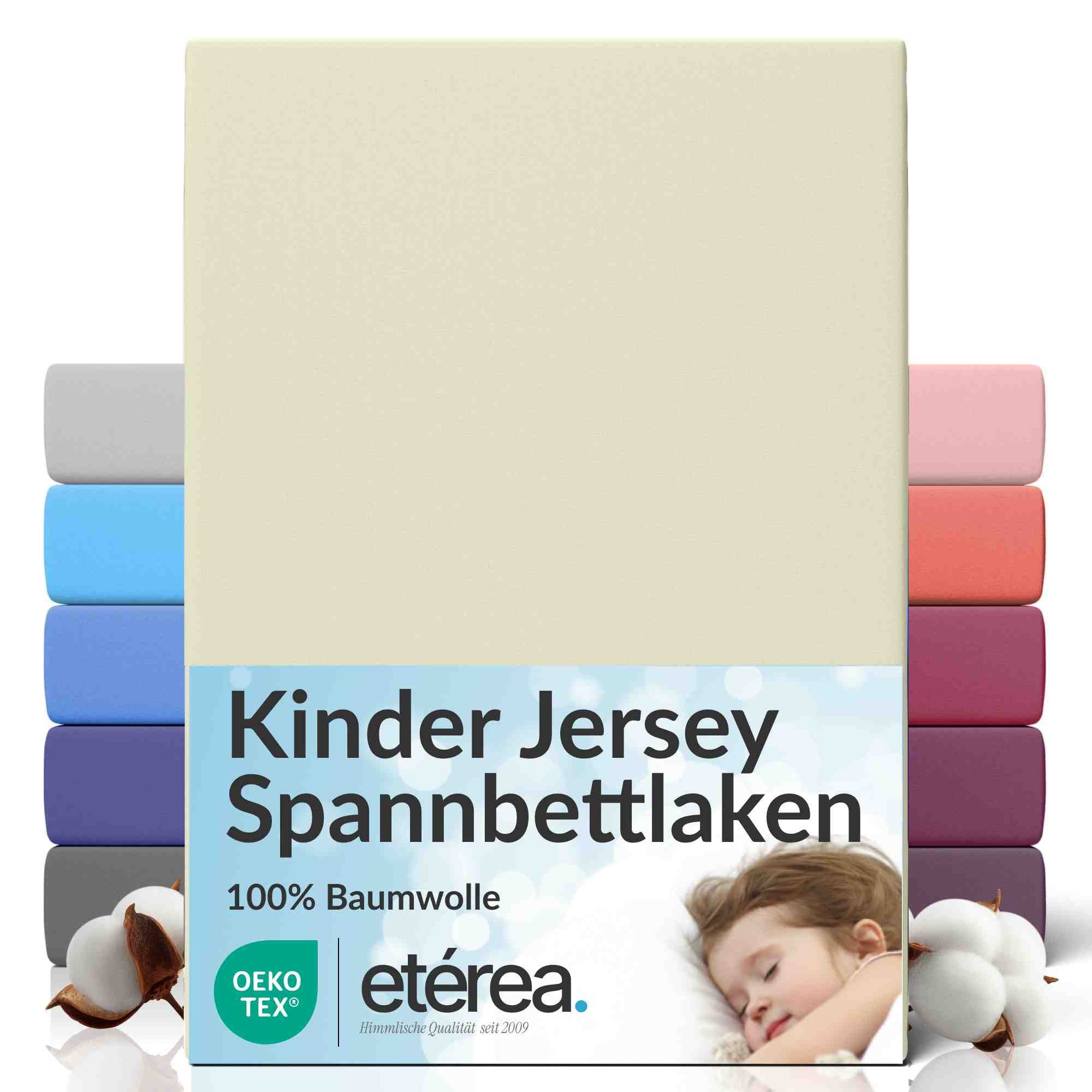 etérea Himmlische Qualität Spannbettlaken etérea Comfort Jersey Spannbettlaken, Jersey, Gummizug: rundum, (1 Stück)