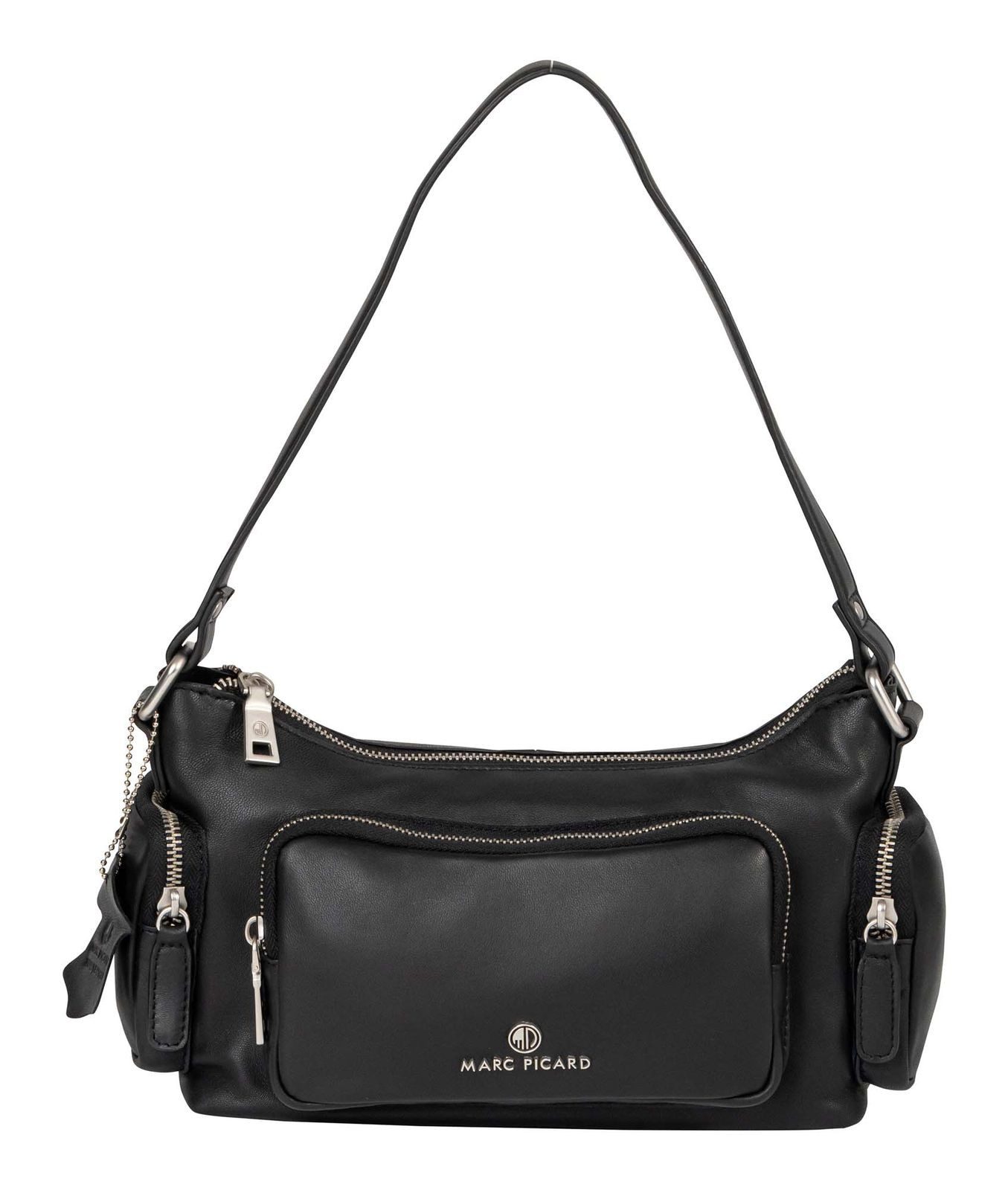 Marc Picard Schultertasche Bowling Bag, aus echtem Lammleder