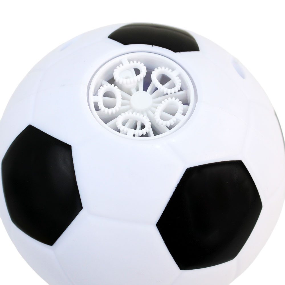Van Manen Seifenblasenspielzeug Seifenblasen Fußball elektrischer Stab - ca. 23,5 cm