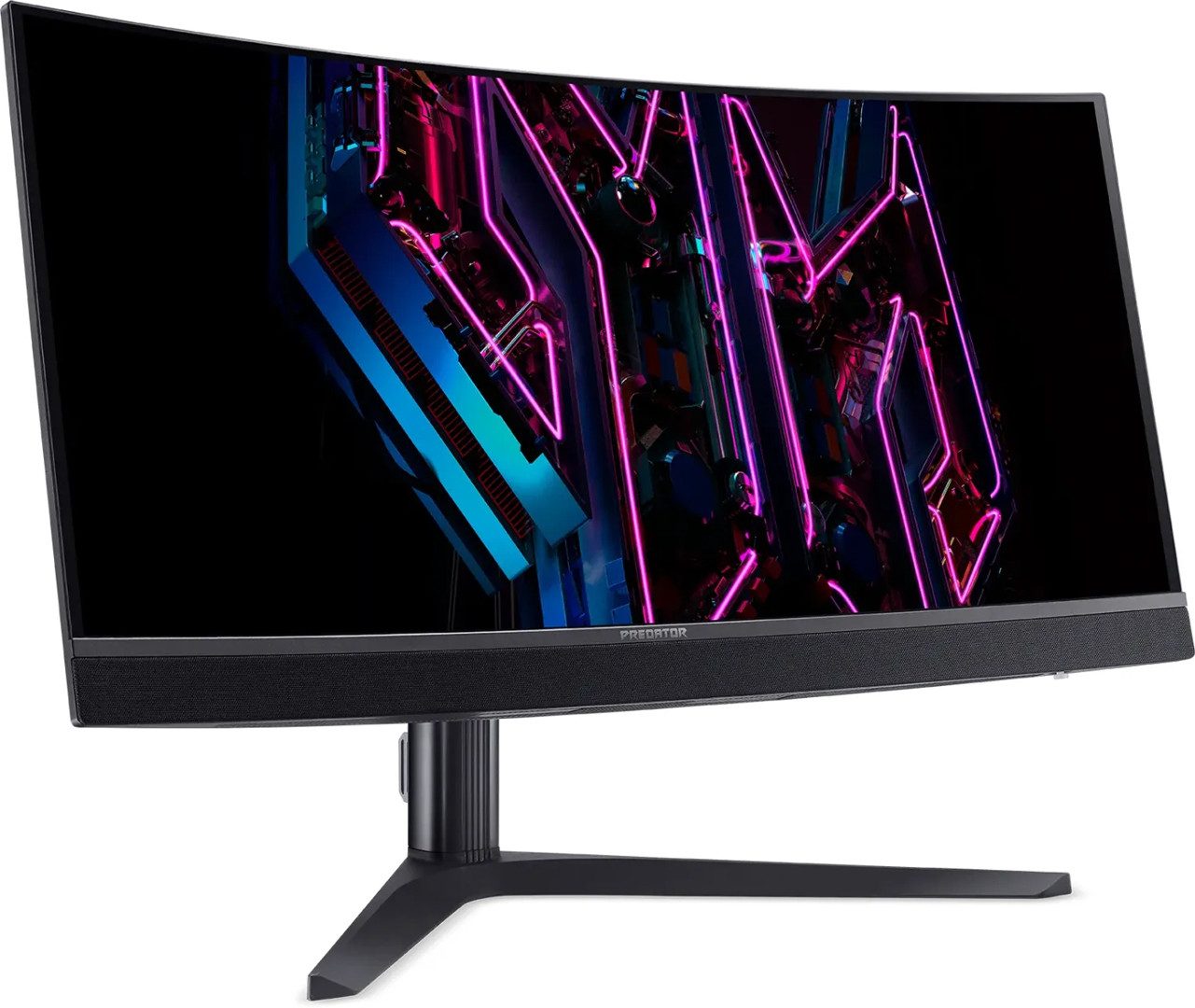 Acer X34V Curved-Gaming-OLED-Monitor (86,4 cm/34 ", 3440x1440 px, UWQHD, 0.1 ms Reaktionszeit, 175 Hz, OLED (QD-OLED), OLED‑Panel mit sehr hohem Kontrast)