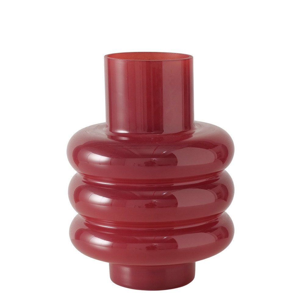 Dekovase Boltze Vase Ribbo, rot, Höhe 24cm, 2057818
