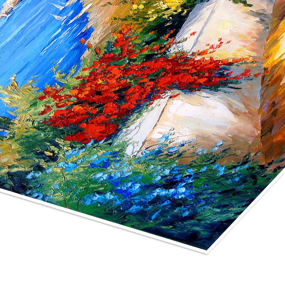 Posterlounge Wandbild Mittag am Meer, Olha Darchuk, erhältlich als Poster, Leinwandbild, Wandsticker oder Acrylglasbild