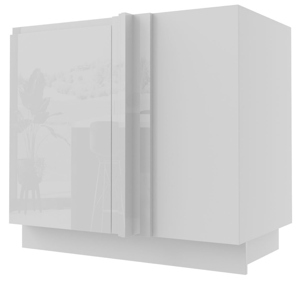 Feldmann-Wohnen Unterschrank Florence (Florence, 1-St) 90cm Front-, Korpusfarbe und Ausführung wählbar grifflos 1-türig